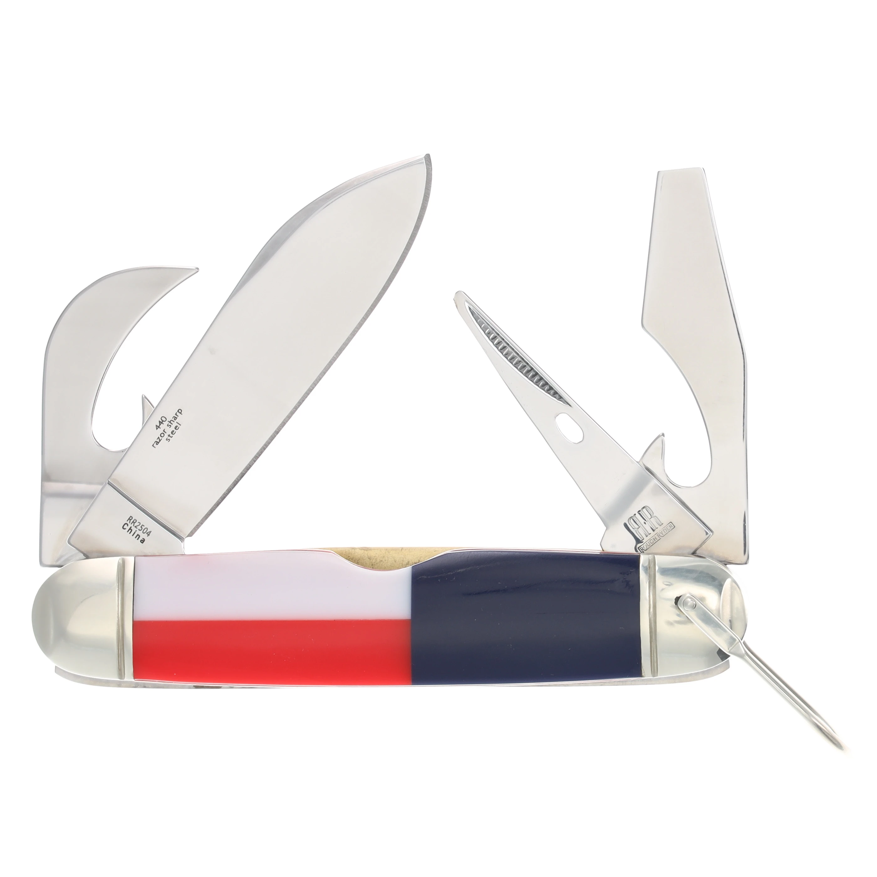 Rough Ryder Texas Star Folding Camp Knife RR2504 View 2