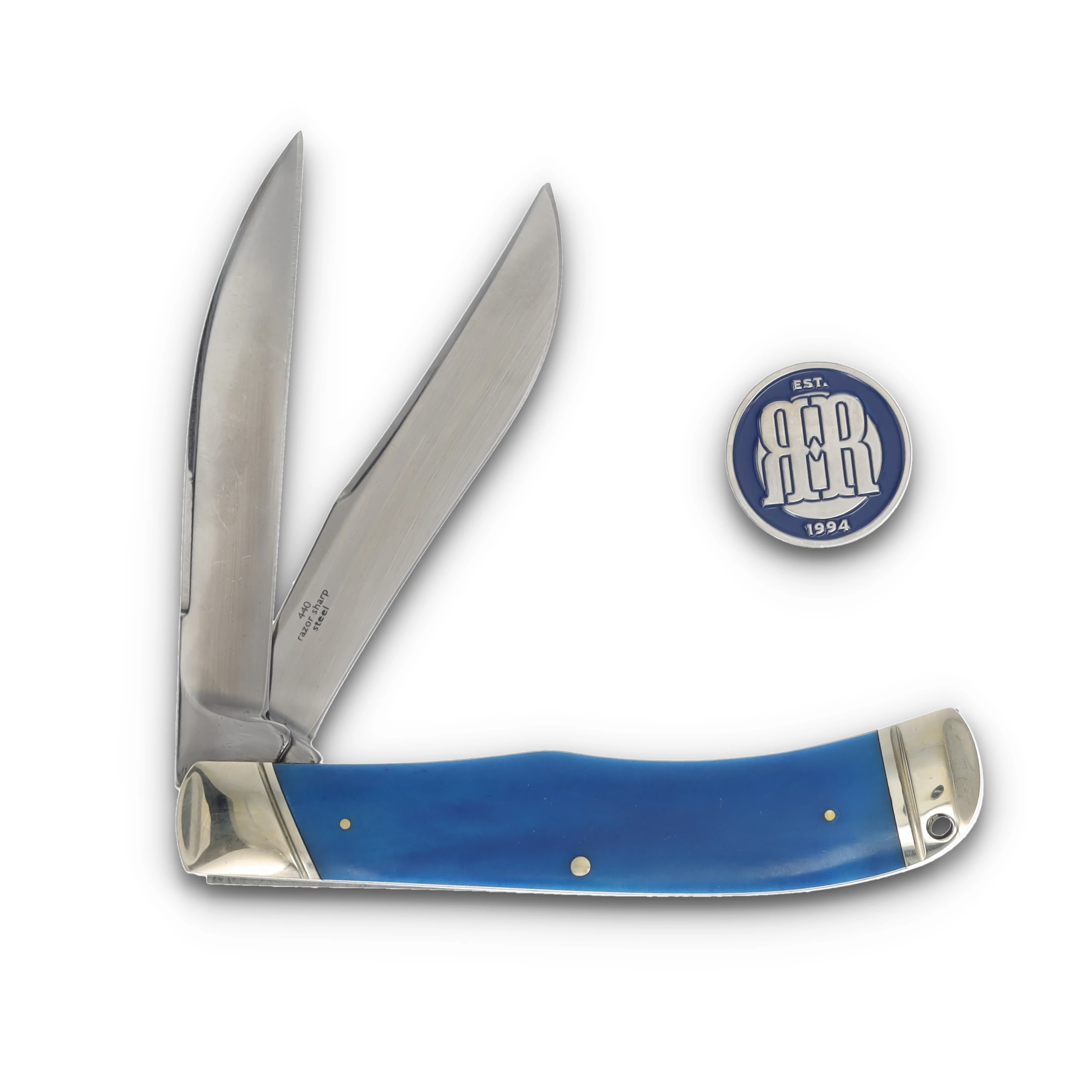 Rough Ryder Patriot Series Jumbo Trapper Gift Set with Collector's Coin RR2511 View 2