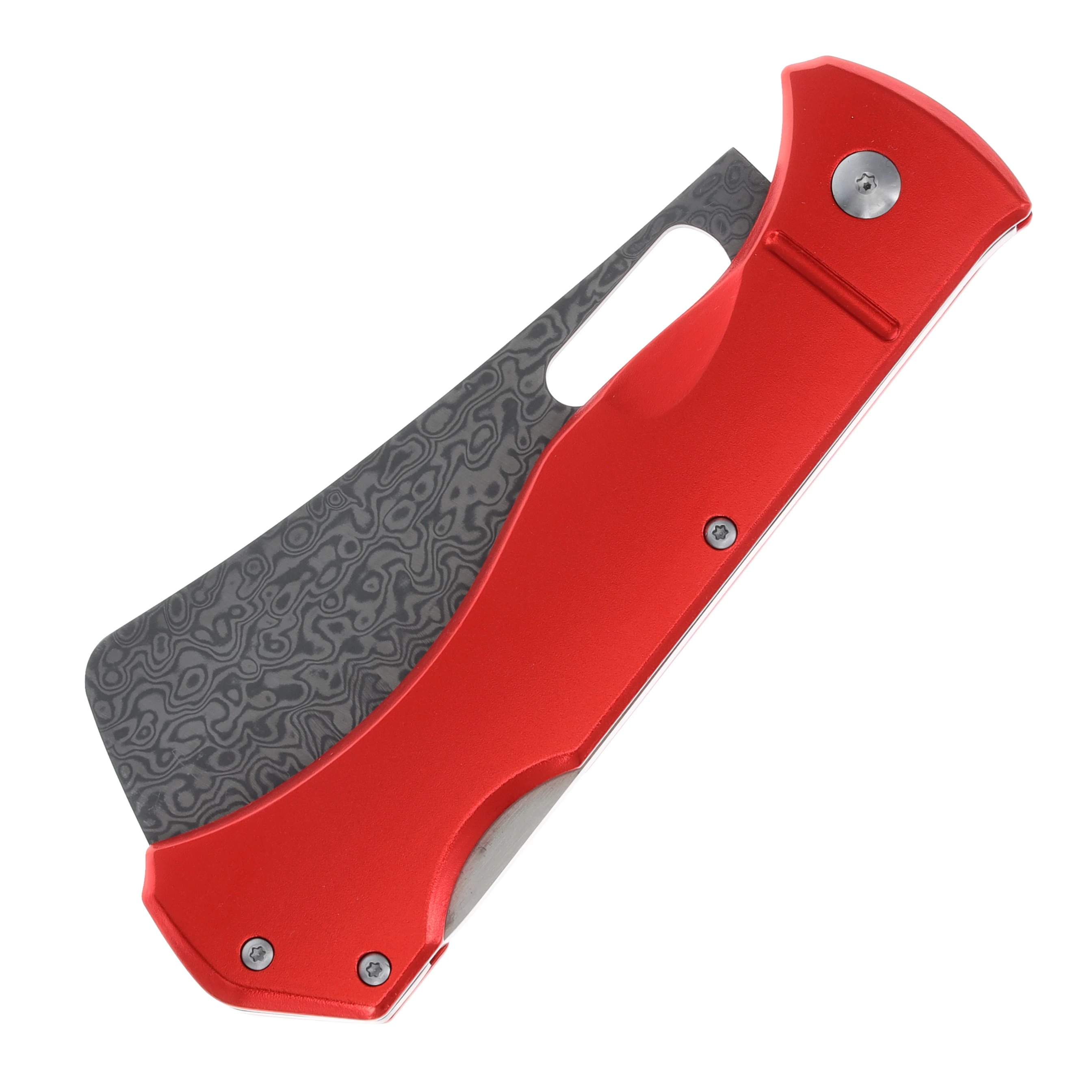 Rough Ryder Sous Chef Lockback Folding Knife (Damascus, Cleaver) RR2536 View 5