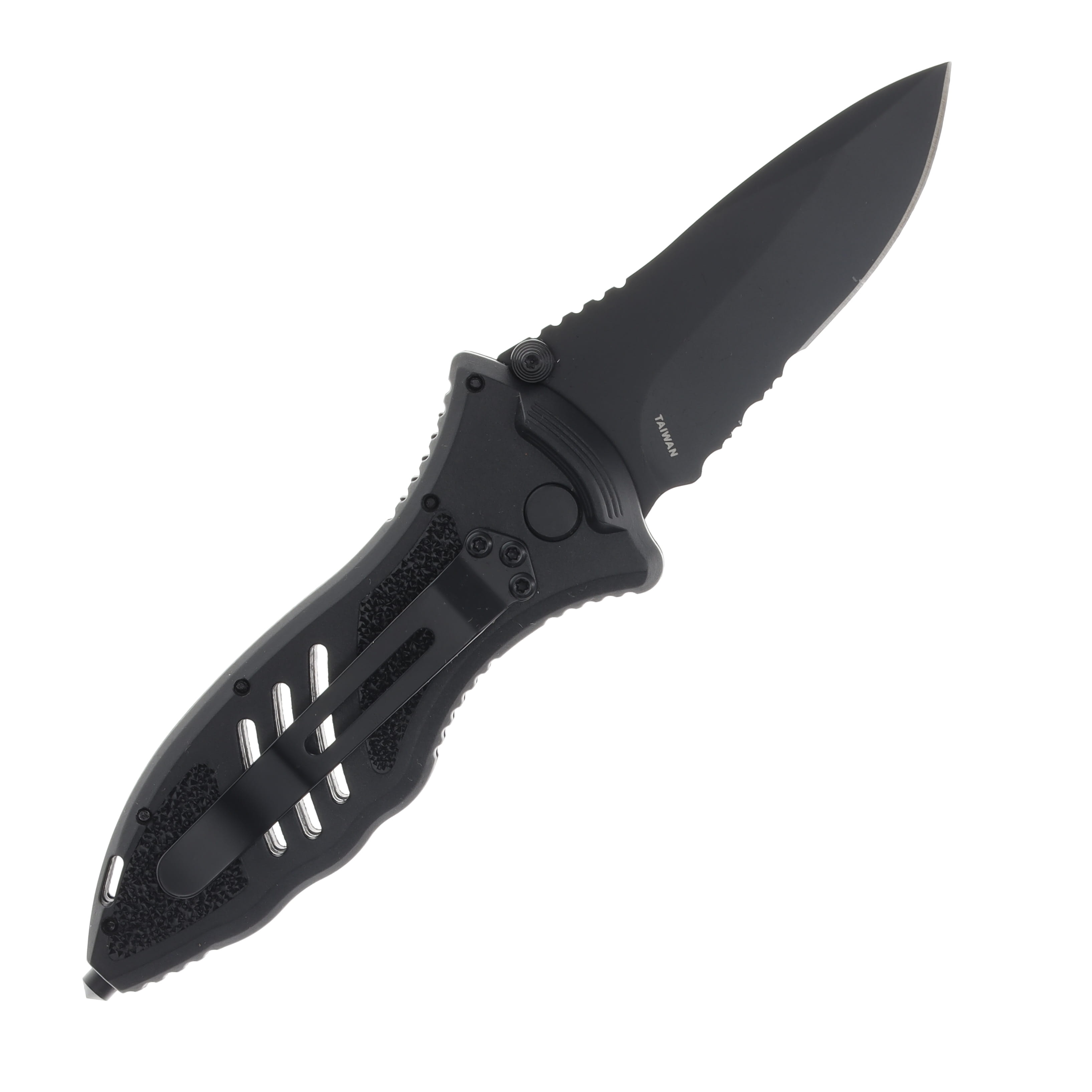 Blackhawk CQD Mark I Sm Folder Blk Polymer 3.75” Blk Drop Pt Part Serr BH15M211BK View 2