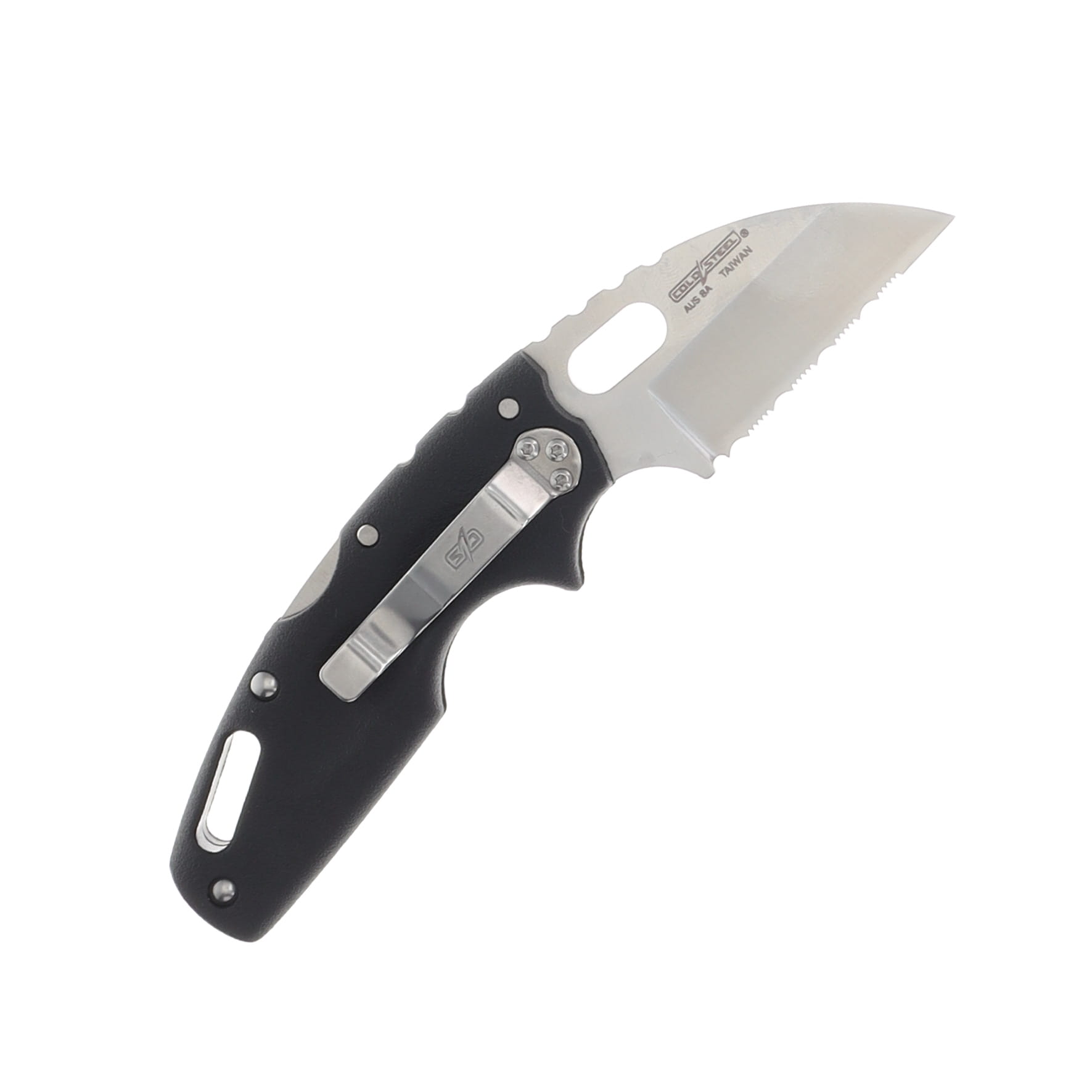 Cold Steel Tuff Lite Folding Knife 2.5 Inch Serrated Satin Wharncliffe  CS20LTS View 2