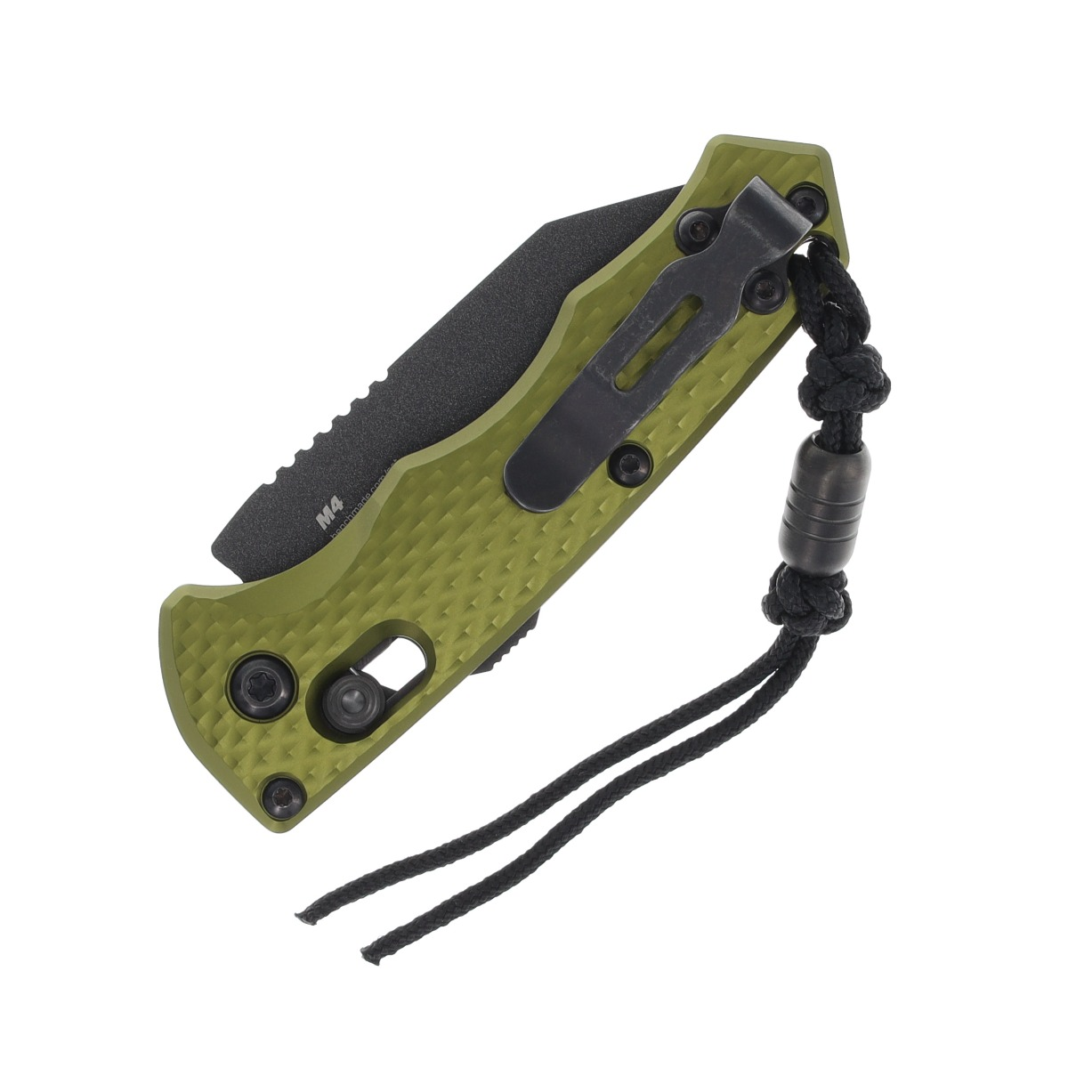 Benchmade 2900BK-2 Auto Immunity Out-the-Side Automatic Knife (Black Wharncliffe, Woodland Green) AUBM2900BK2 View 4