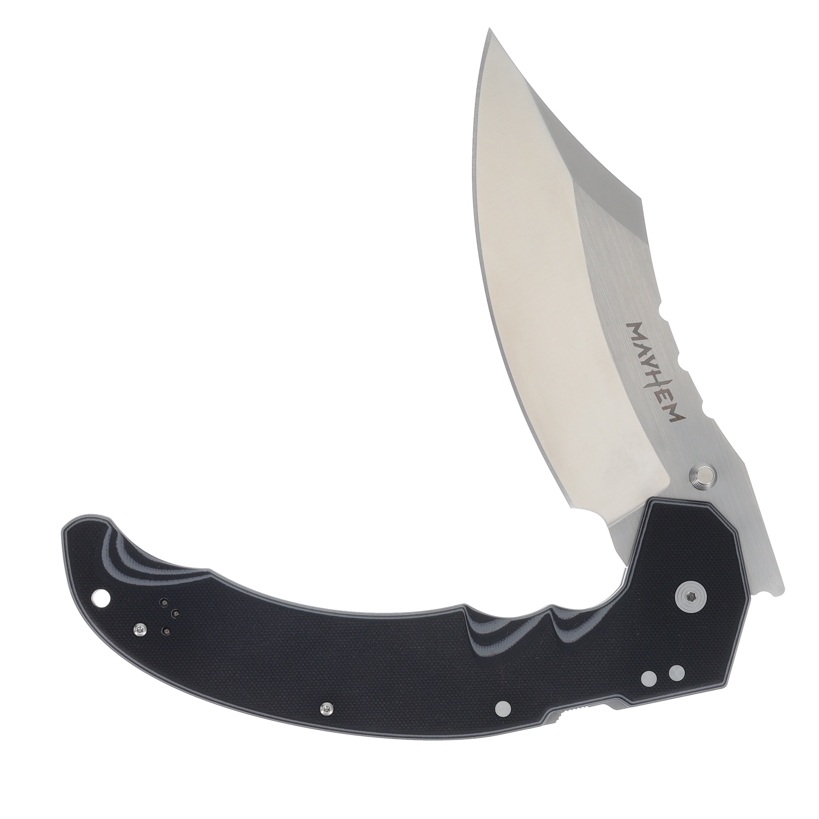 Cold Steel Mayhem Atlas Folding Knife 6in Plain Edge Gray G10 CSFL60DPLM View 3