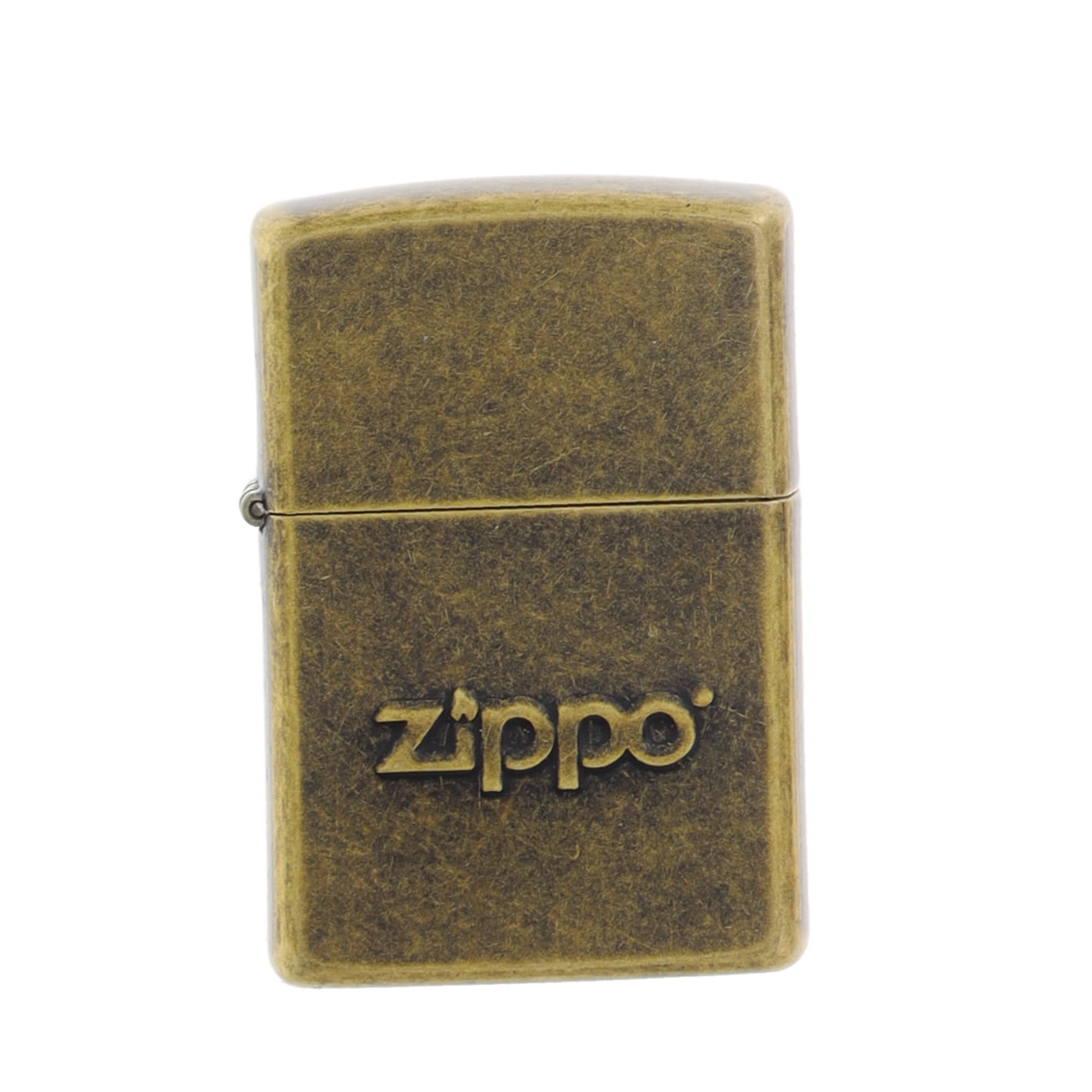 Zippo Antique Brass Logo Lighter ZP28994 View 1