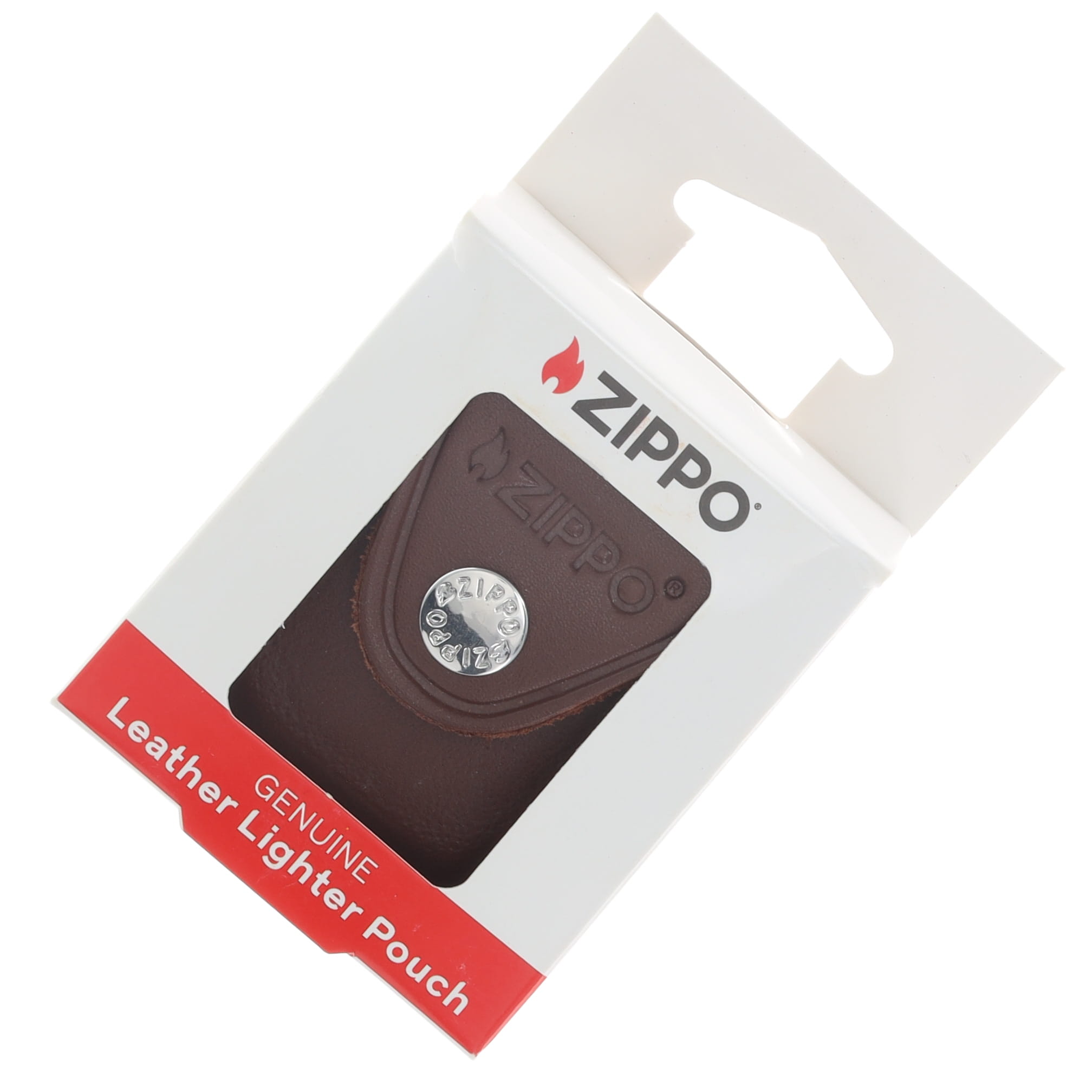 Zippo Leather Lighter Sheath Brown Clip ZPLPCB View 4