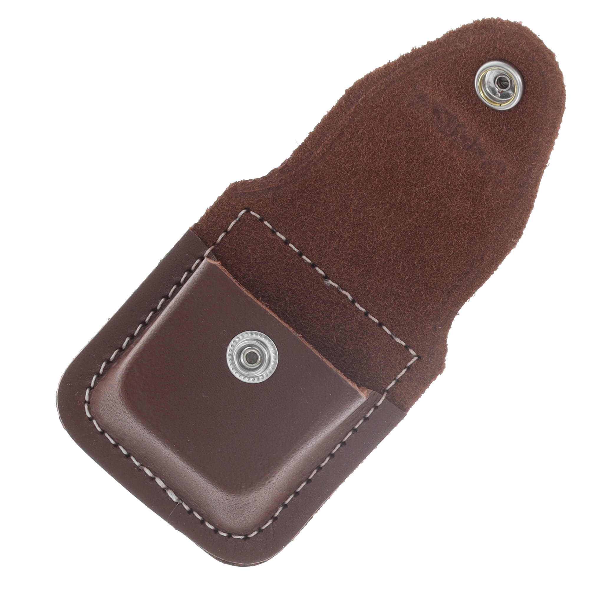 Zippo Leather Lighter Sheath Brown Clip ZPLPCB View 2