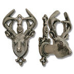 Silver Deer Gun/Sword Hangers 203337 View 1