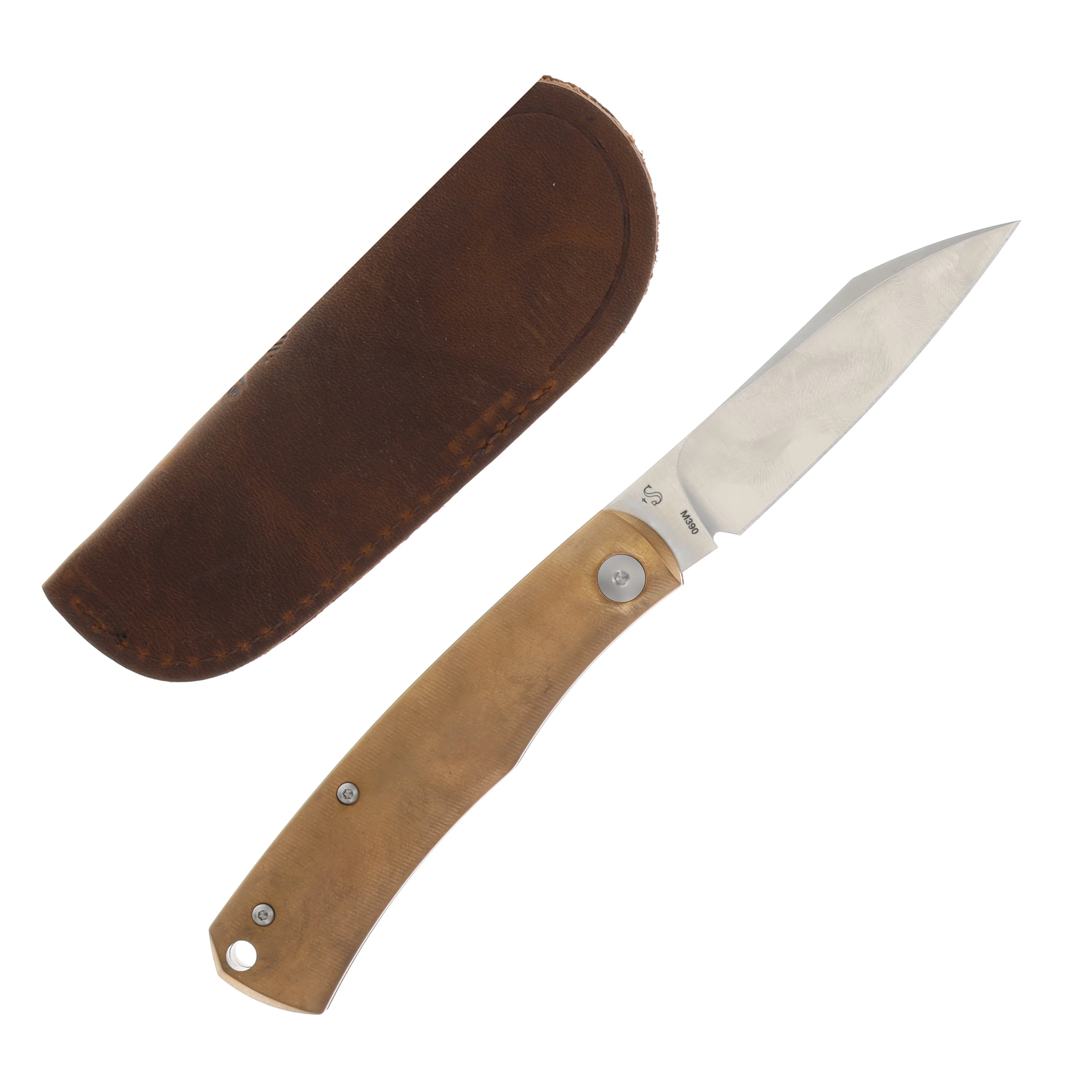 Viper Hug Sand Blasted Bronze Folding Knife 3.13in Satin Sheepsfoot V5990BR View 2