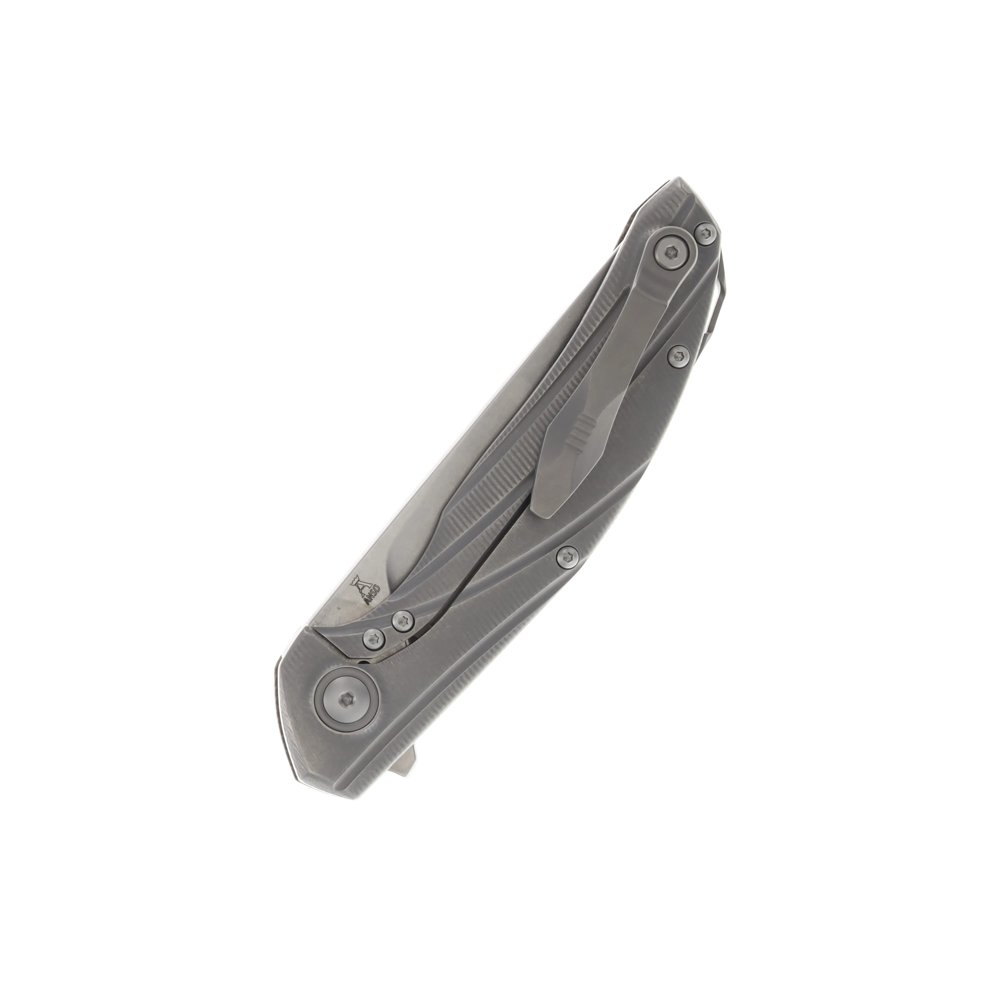 Viper Knives Orso 2 Folding Knife Green Canvas Micarta 3.4in Stonewash Blade V5998CG View 2