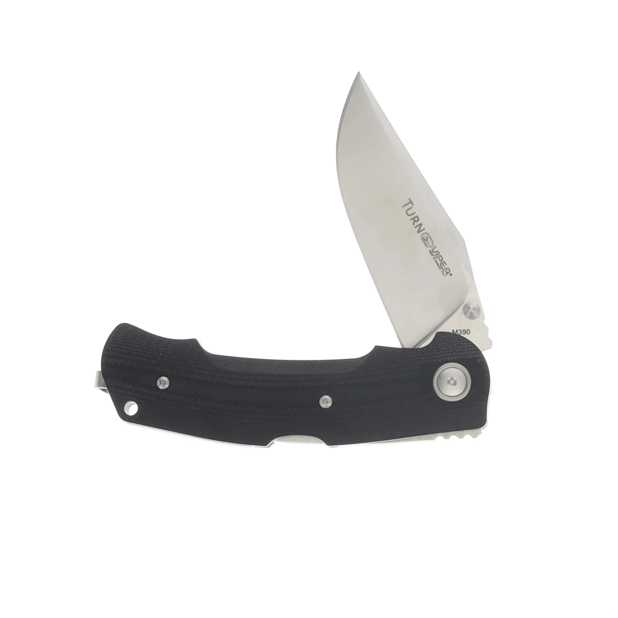 Viper Turn Essential GB Folding Knife 3.22 Inch Plain Satin Clip Point V5988GB View 3