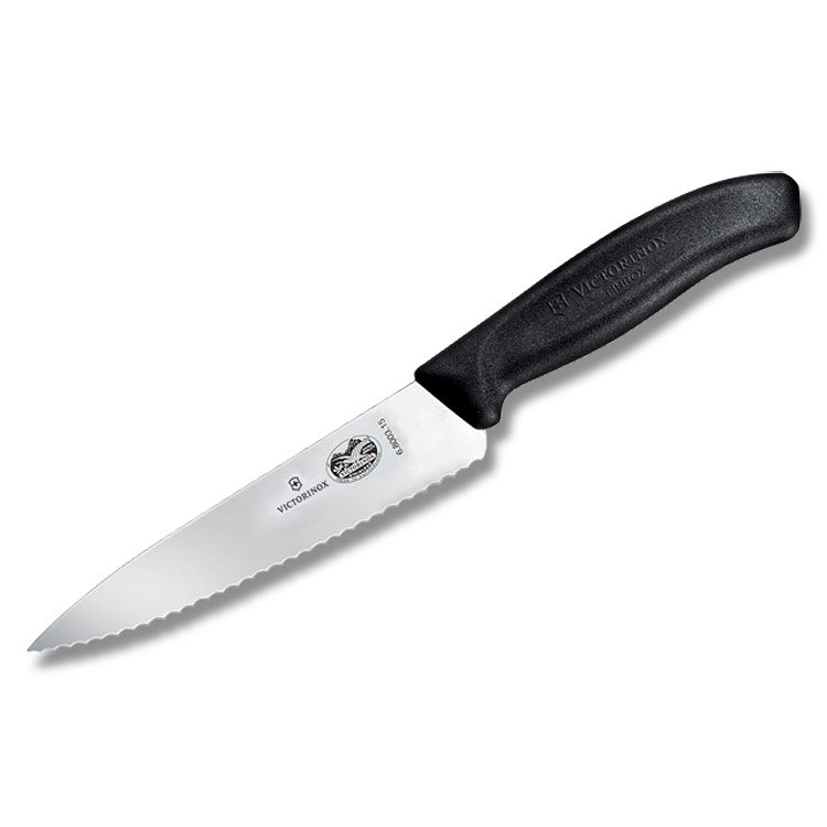 Victorinox Chefs Knife 6 Inch Serrated Chefs Blade V6803315 View 1