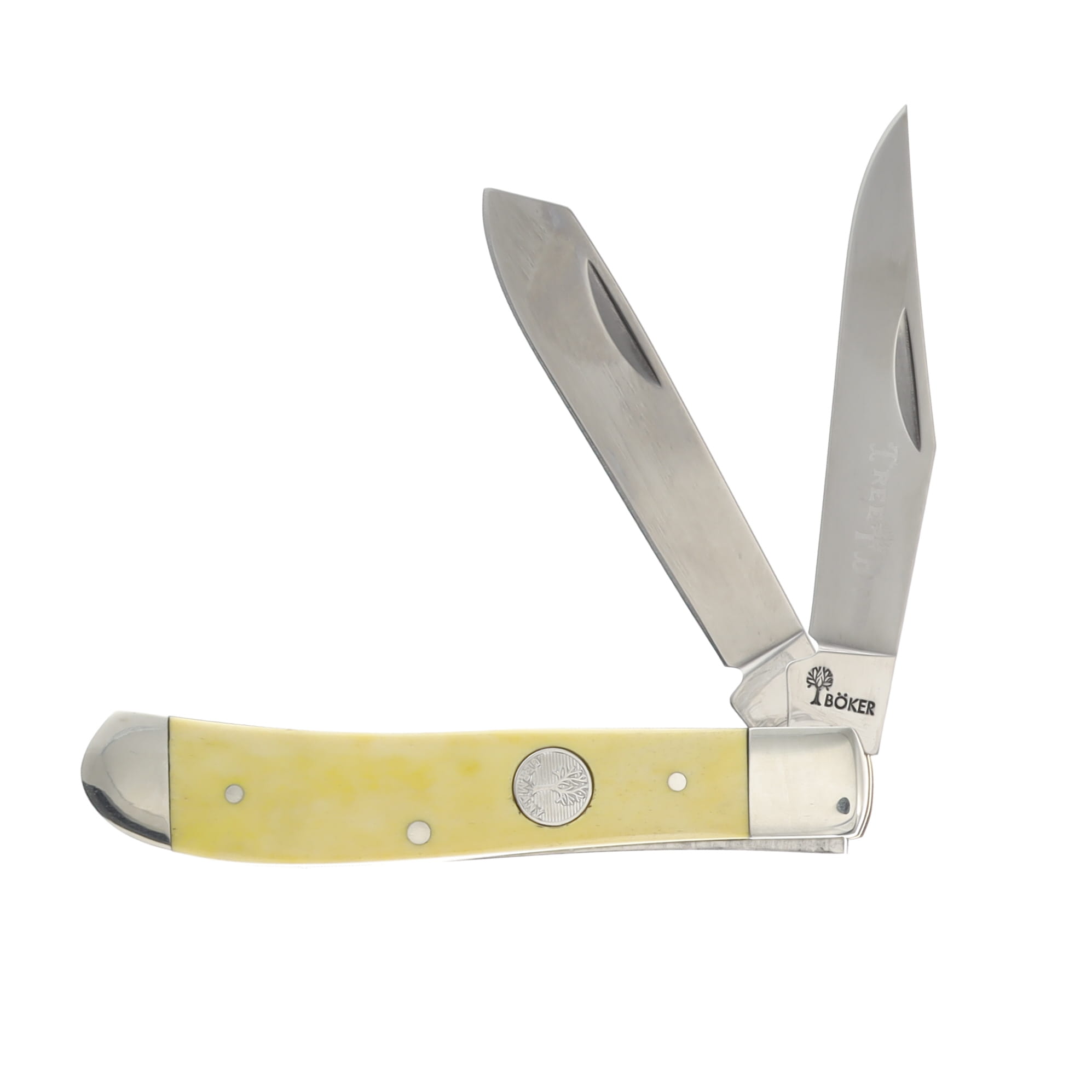 Boker Mini Trapper Smooth Yellow Bone BK110851 BK110851 View 1