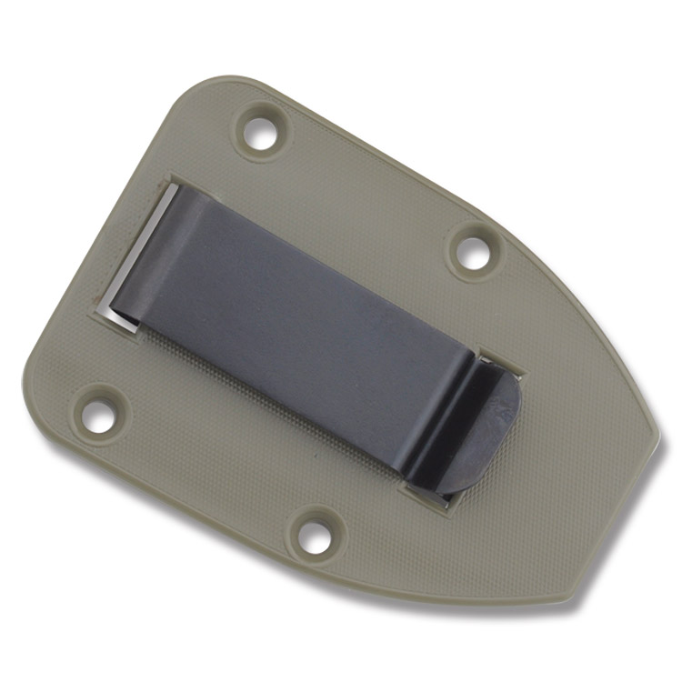ESEE 3P Fixed Blade Knife 3.88in Plain Edge  Desert Tan Micarta Modified Pommel ESEE3PMDT View 3
