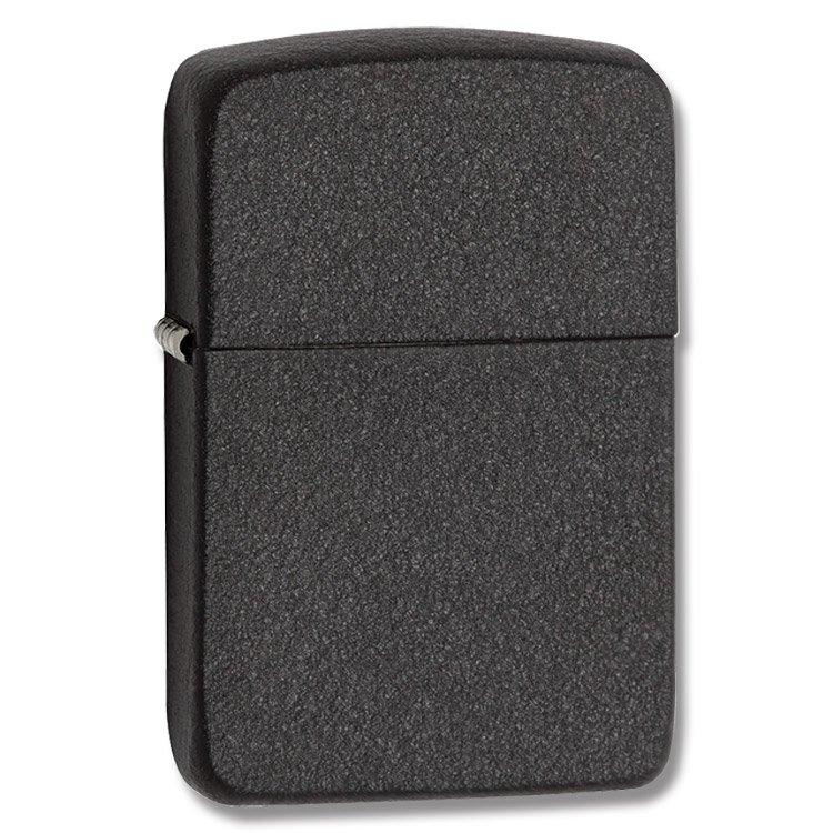 Zippo 1941 Replica Black Crackle Lighter ZP28582 View 2