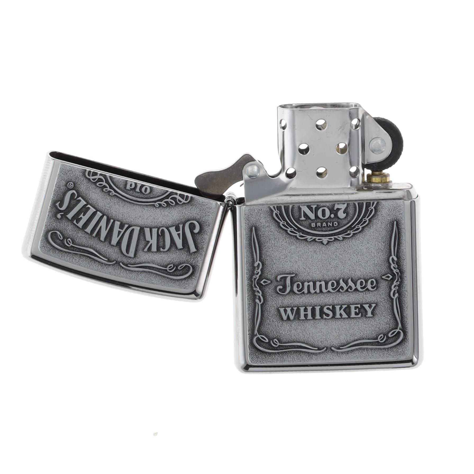 Zippo Jack Daniel's Chrome Lighter ZP16427 View 2