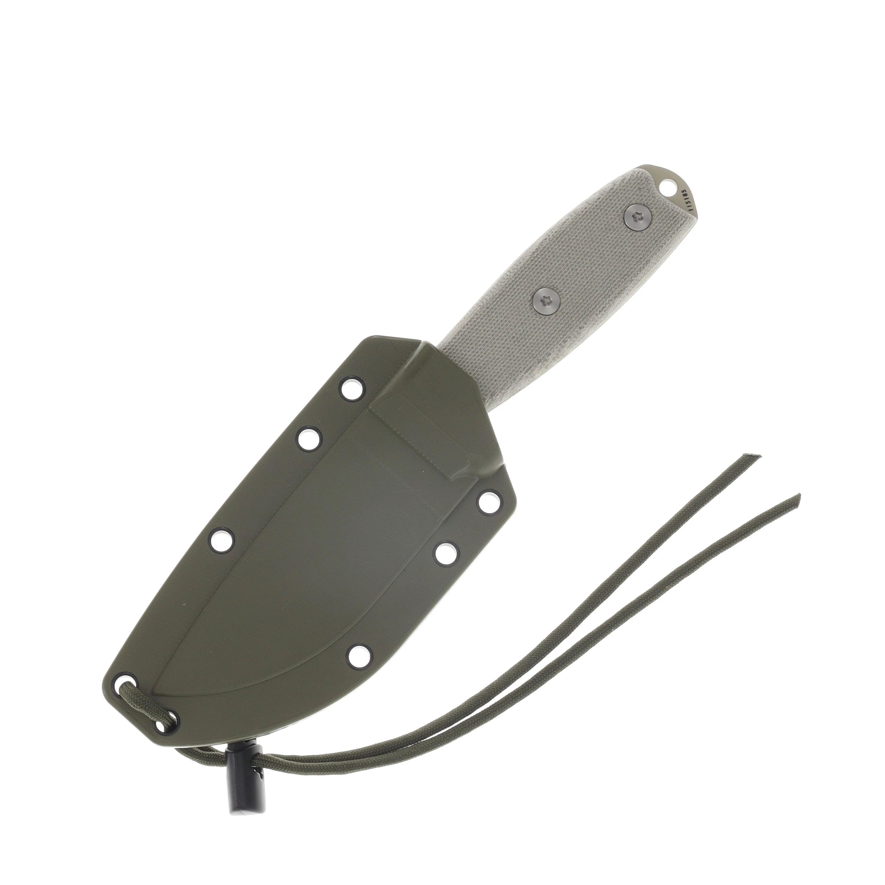 ESEE 3 Fixed Blade Knife 3PM Tan Blade/OD Green with MOLLE Sheath ESEE3PMMBDT View 9