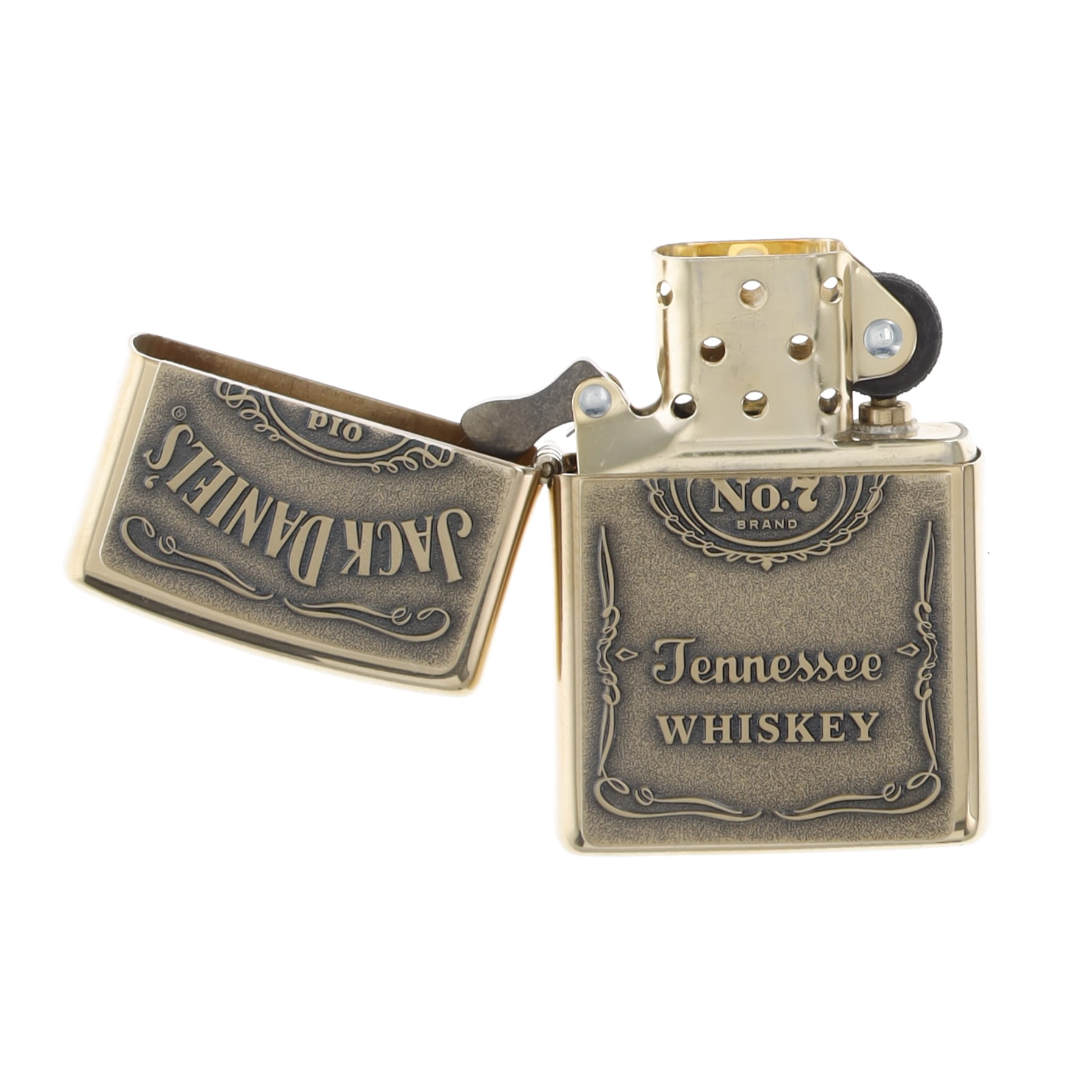 Zippo Jack Daniel's Brass Lighter ZP16428 View 3