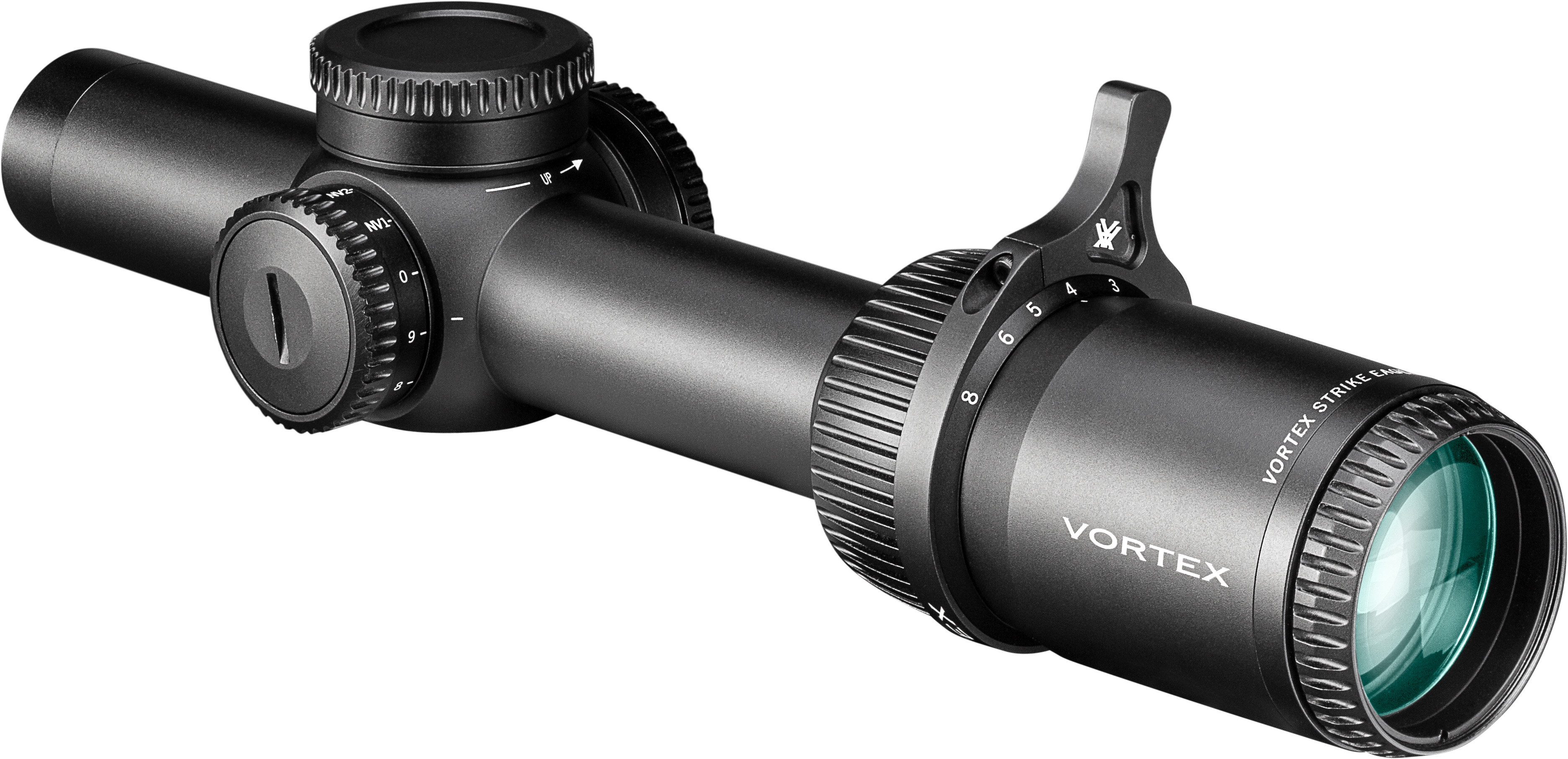 Vortex Strike Eagle 1-8x24 FFP EBR-8 MOA Illuminated Scope | Smoky
