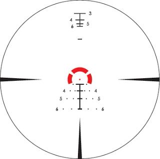 Vortex Strike Eagle 1-8x24 FFP EBR-8 MOA Illuminated Scope SE-1801 View 6