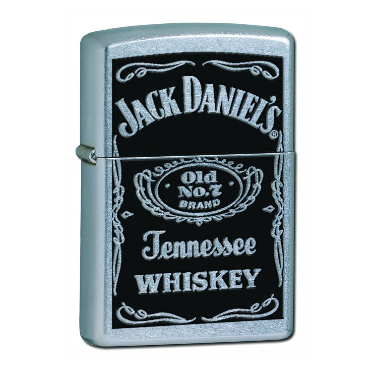 Zippo Lighter Jack Daniels Label Street Chrome ZP24779 View 1