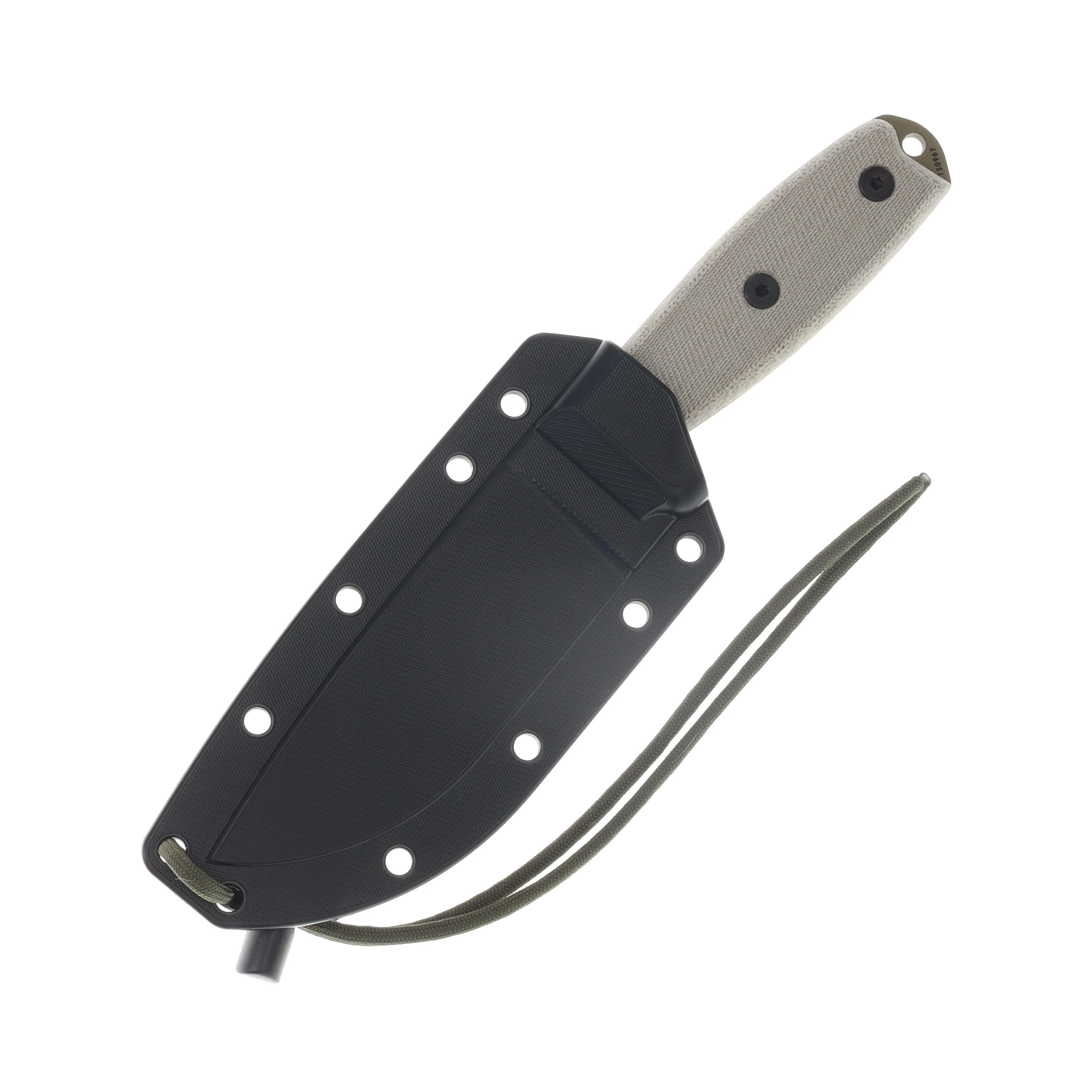 ESEE Knives ESEE 4P MB DE Dark Earth Fixed Blade 4.5in Plain Edge Blade ESEE4PMBDE View 3