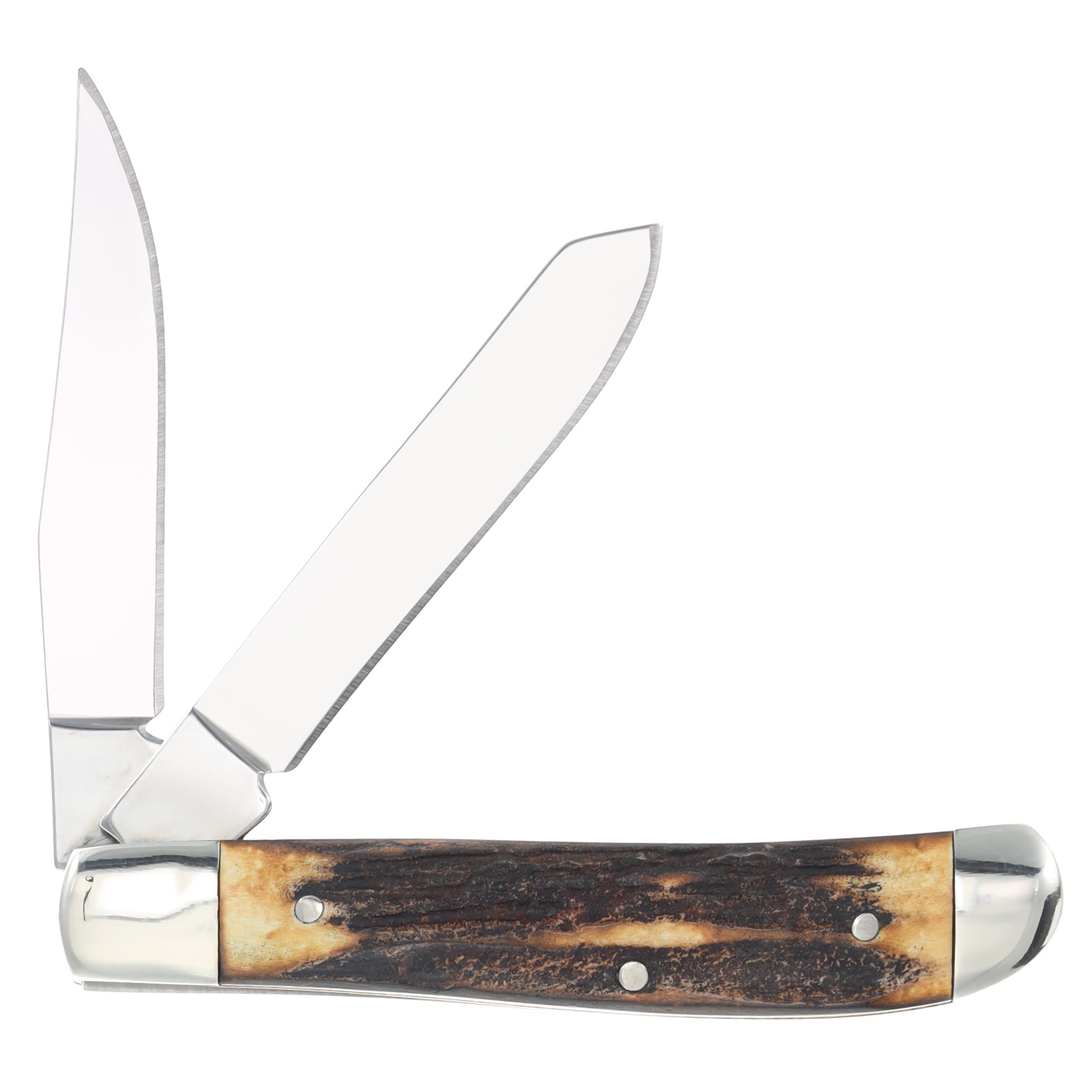Queen Genuine Stag 3.5in Mini Trapper QGSH07 View 2