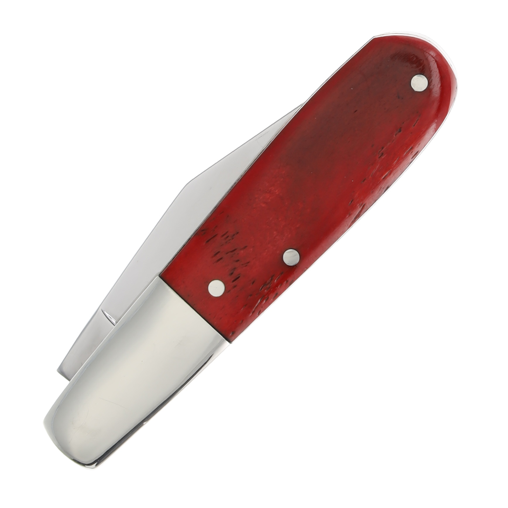Queen Cutlery #22 Red Smooth Bone Barlow Folding Knife QRSB281 View 4