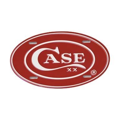 Case Oval License Plate View 1