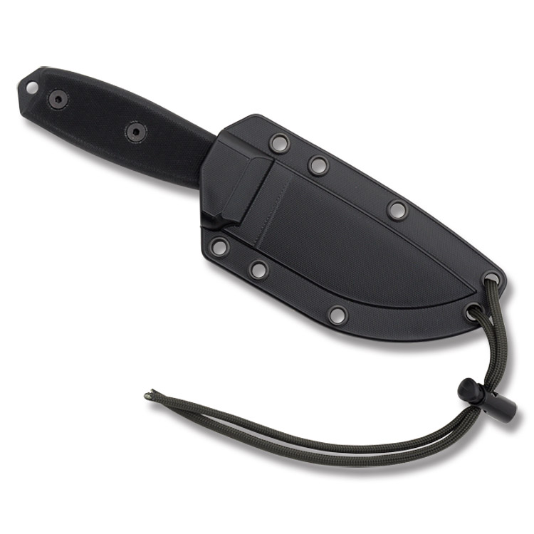 ESEE 3MIL Fixed Blade Knife 3.88in Plain Edge G10 Blackout ESEE3MILSBLK View 2