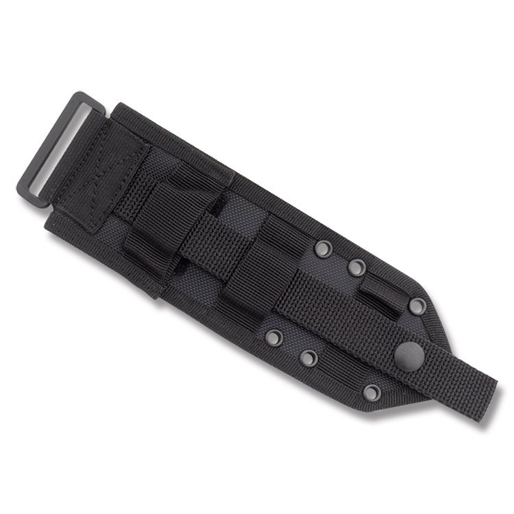 ESEE 4S Fixed Blade Knife OD Green 1095 Blade/Orange G-10 Handles with MOLLE Sheath ESEE4SMBOD View 5