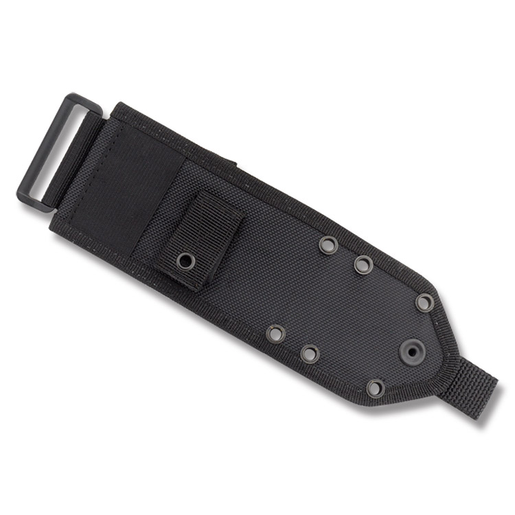 ESEE 4S Fixed Blade Knife OD Green 1095 Blade/Orange G-10 Handles with MOLLE Sheath ESEE4SMBOD View 4