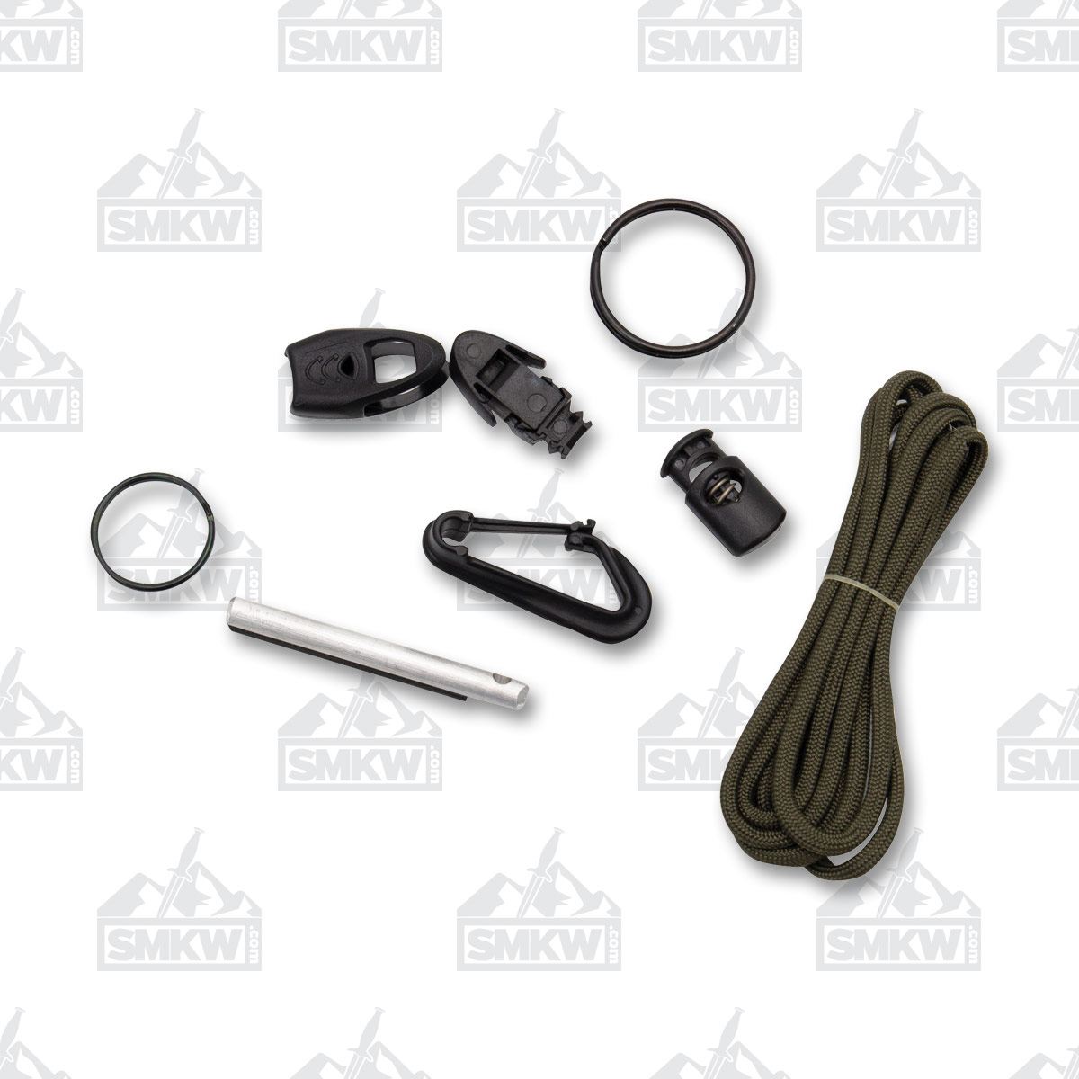 ESEE Candiru Fixed Blade Knife Dark Earth with Black Molded Sheath and Survival Kit ESEECANDEKIT View 8