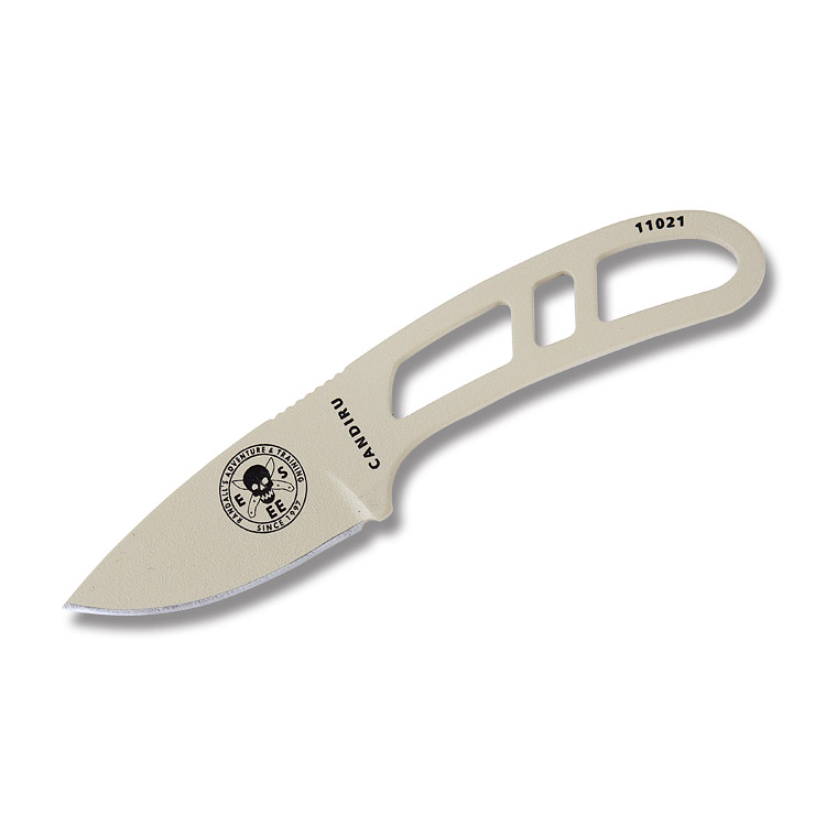 ESEE Candiru Fixed Blade Knife Survival Kit 2in Plain Edge Desert Tan ESEECANDTKIT View 2