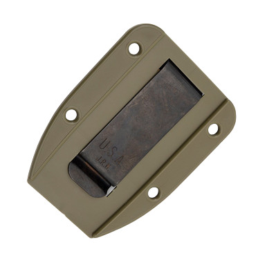 ESEE Knives ESEE-3 Sheath Olive Drab Clip Plate View 1