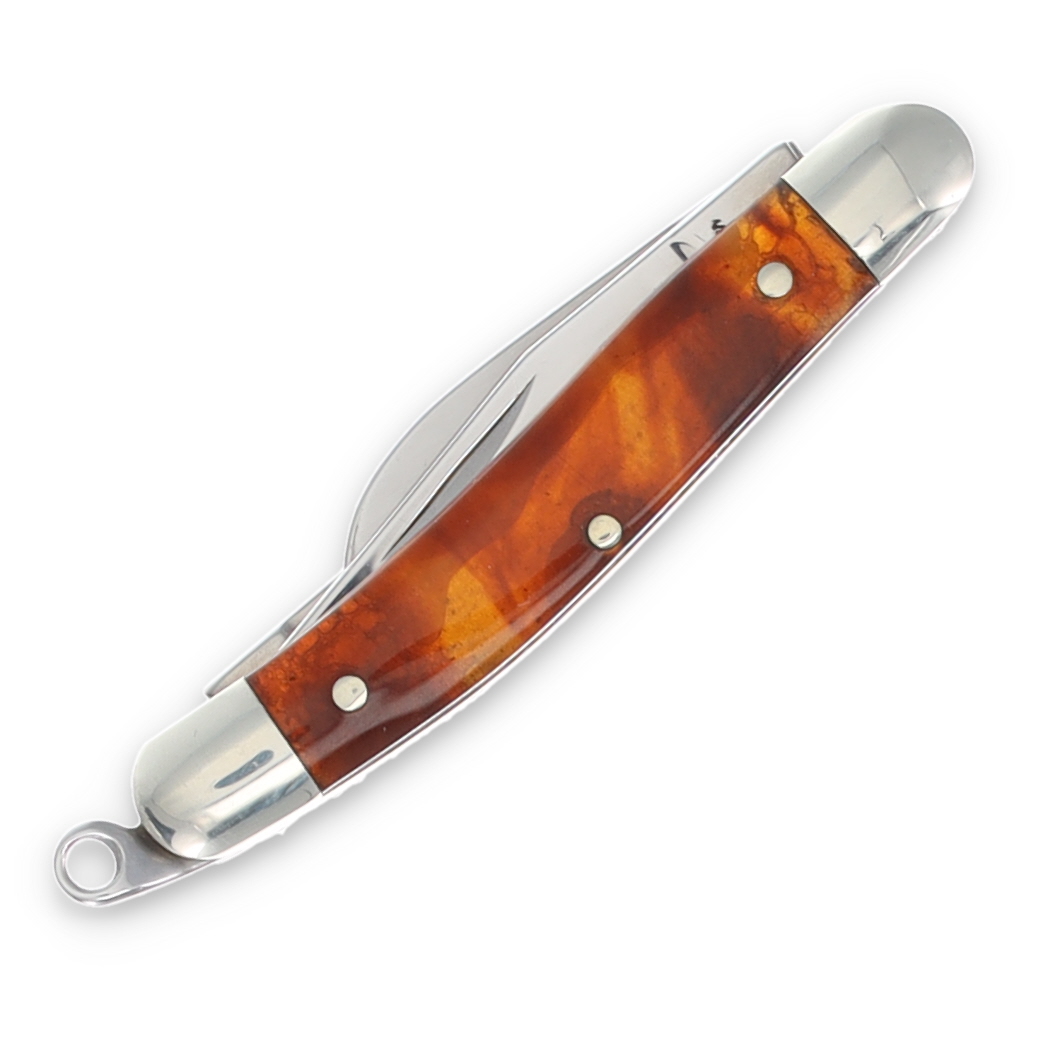 Rough Ryder Tortoiseshell Stockman Horseshoe Folding Knife RR812 View 4