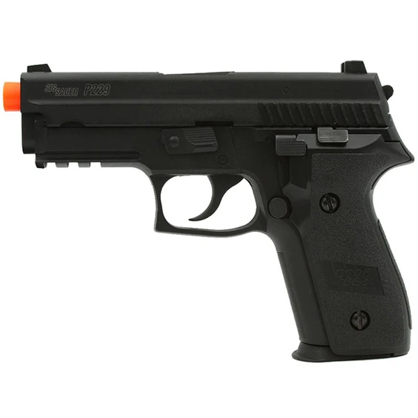 SIG ProForce P229 Semi-Automatic AirSoft Pistol Metal Black 6mm Green Gas Power View 1