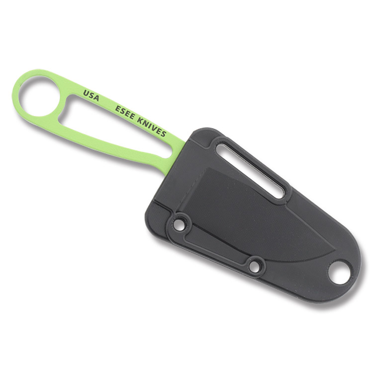 ESEE Knives Izula Venom Green Neck Knife Fixed 2.63in Plain Blade IZULAVG View 2