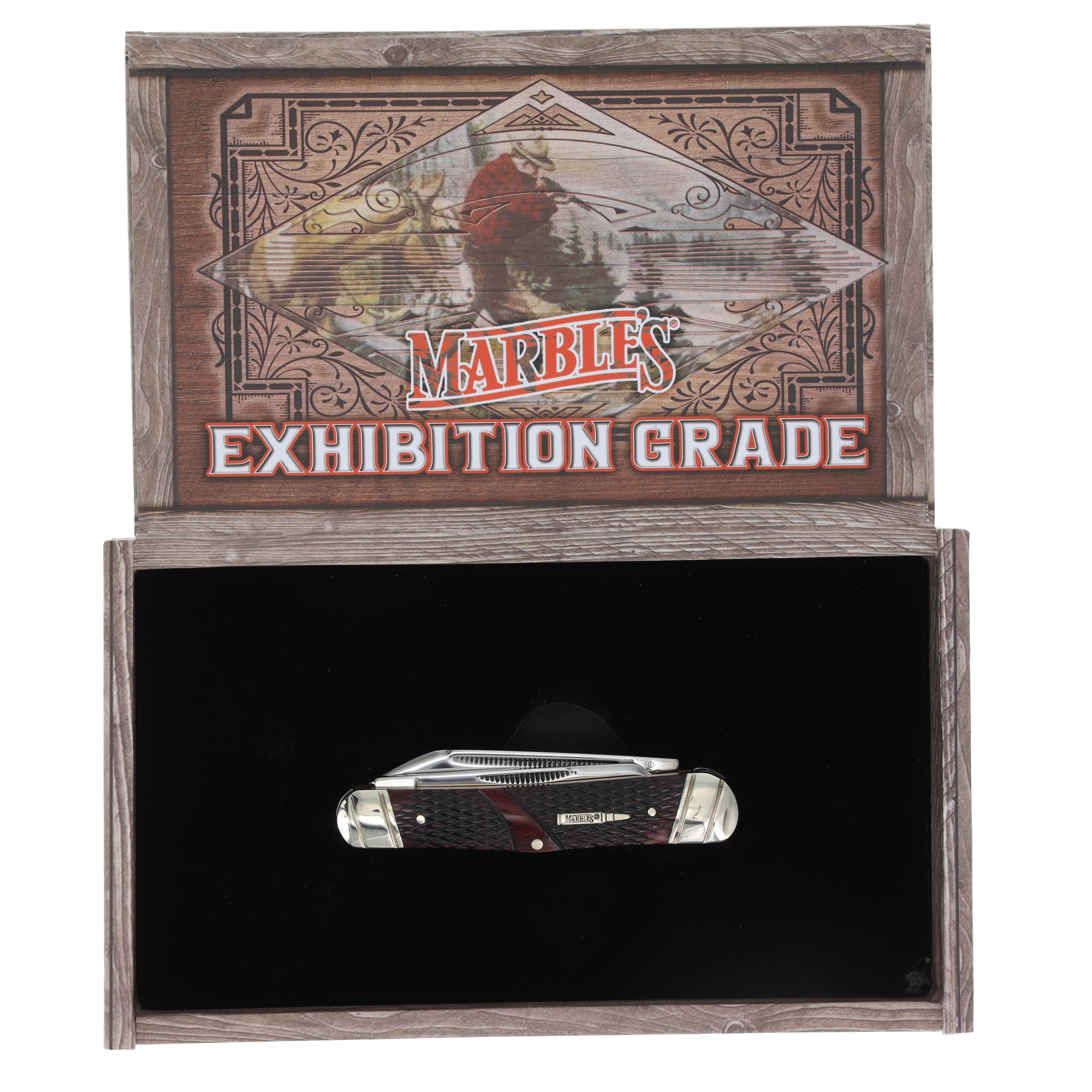 Marble's Brown Checkered Bone Whittler MR681 View 7