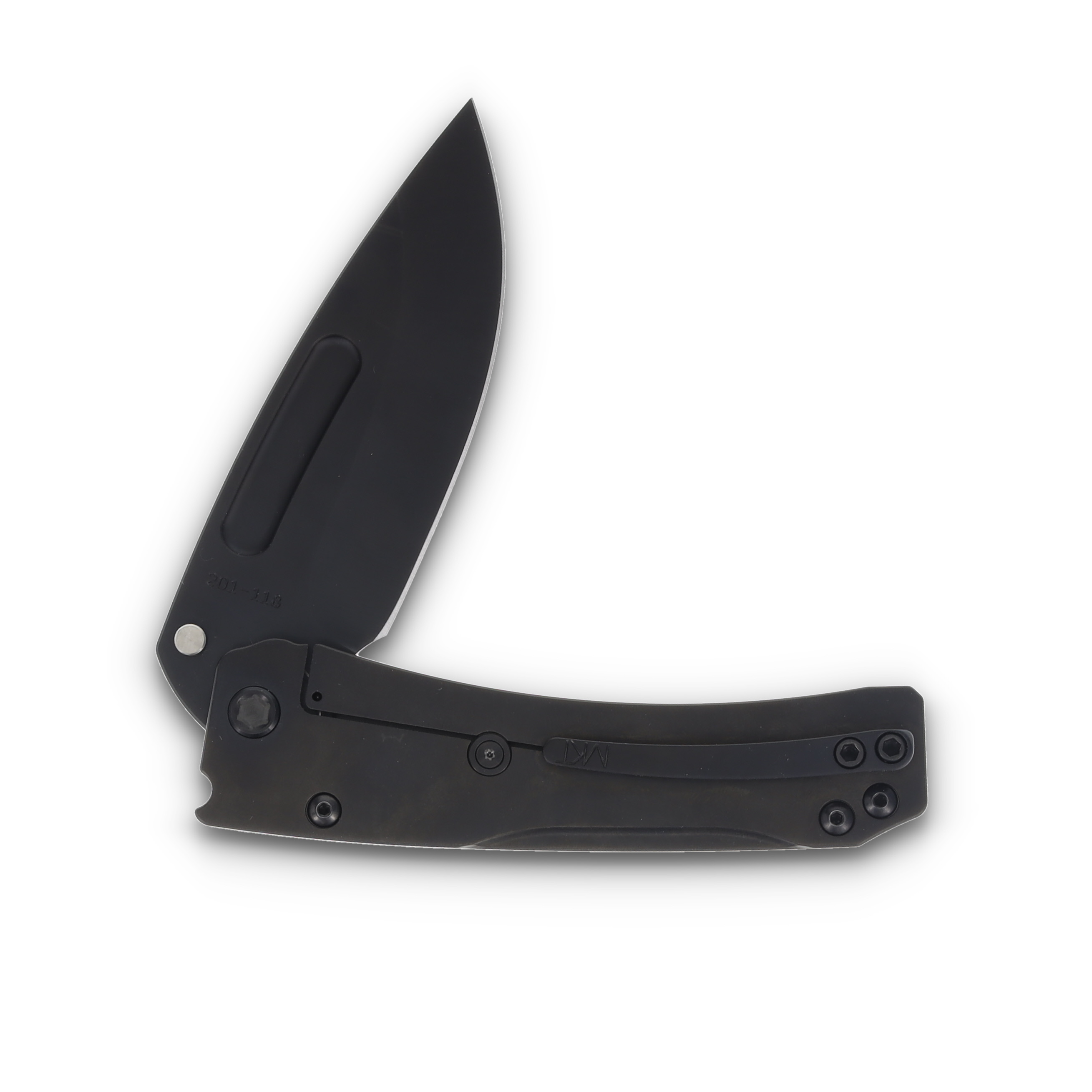 Medford Slim Midi PVD S35VN Black (PVD Hardware) MK201SPD-30PV-TPCP-Q4 View 4