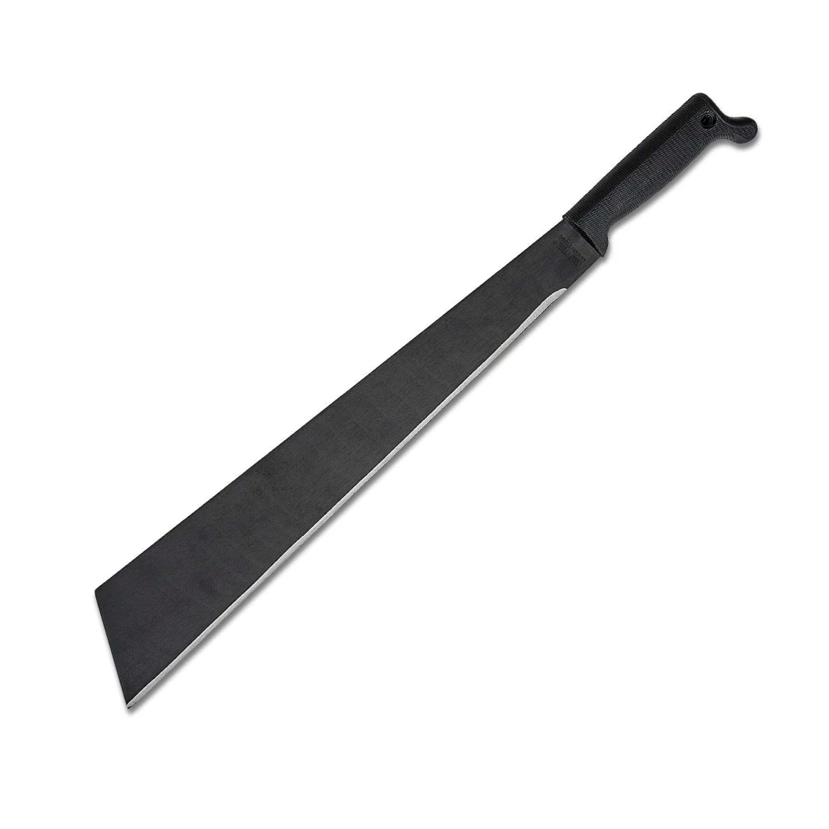 Cold Steel Slant Tip Machete Fixed Blade Knife 21in Plain Black Blade CS97ST21S View 1