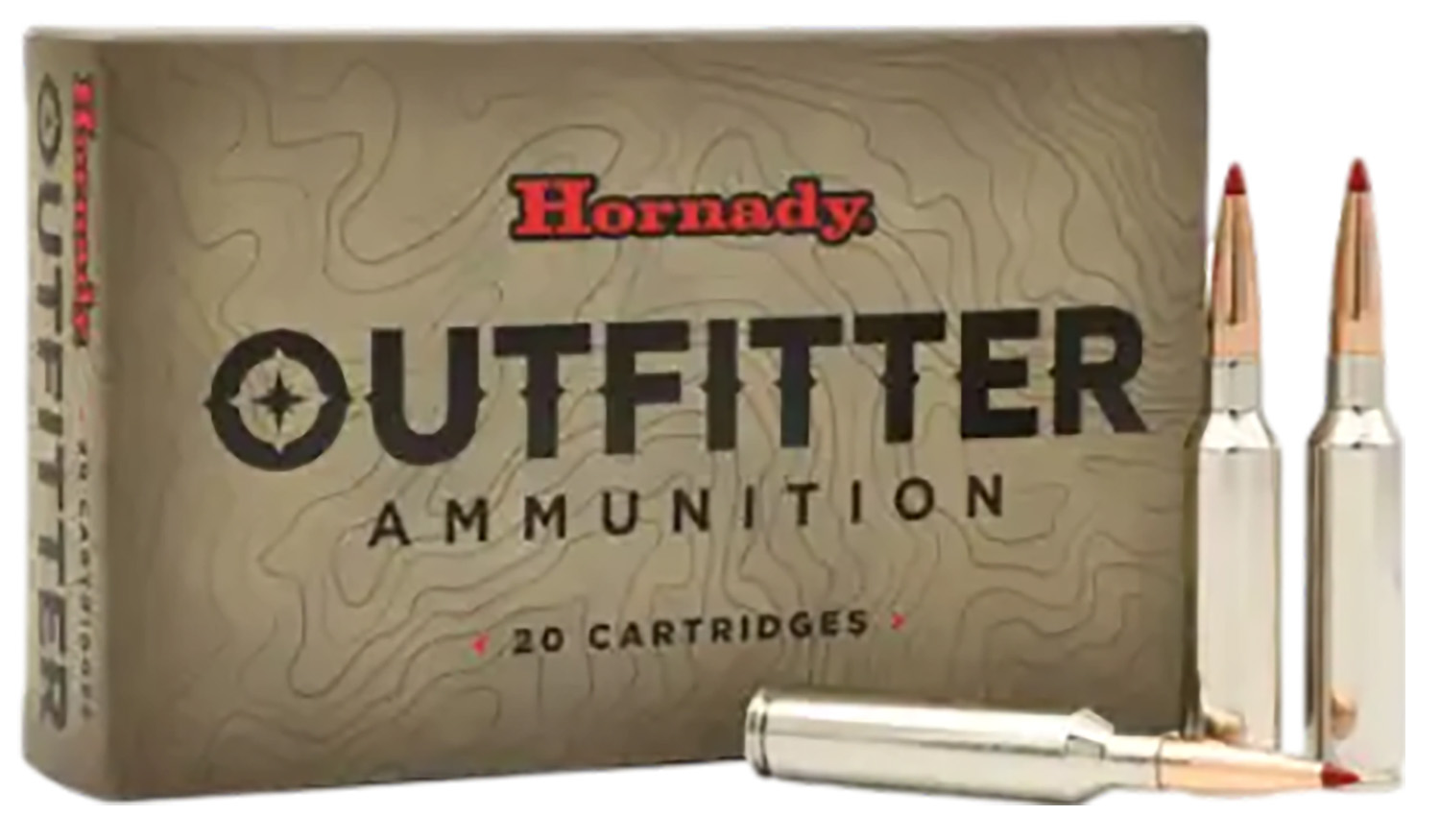 Hornady Outfitter 7mm PRC Rifle Ammo 20 Round 160 Grain CX 80713 View 1