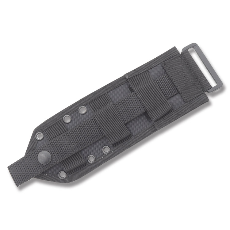ESEE 3S MB Fixed Blade Knife Partially Serrated 1095 Carbon Steel/Gray Micarta ESEE3SMBDT View 5