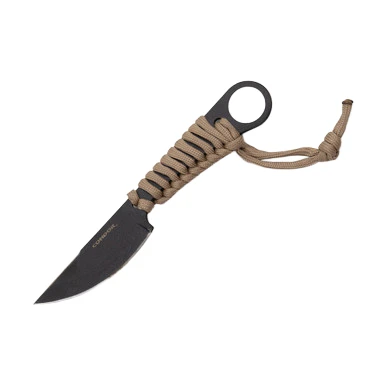 Condor Tool & Knife Kickback Tan 2.8in Plain Black Traction Drop Point CTK1802275 View 2