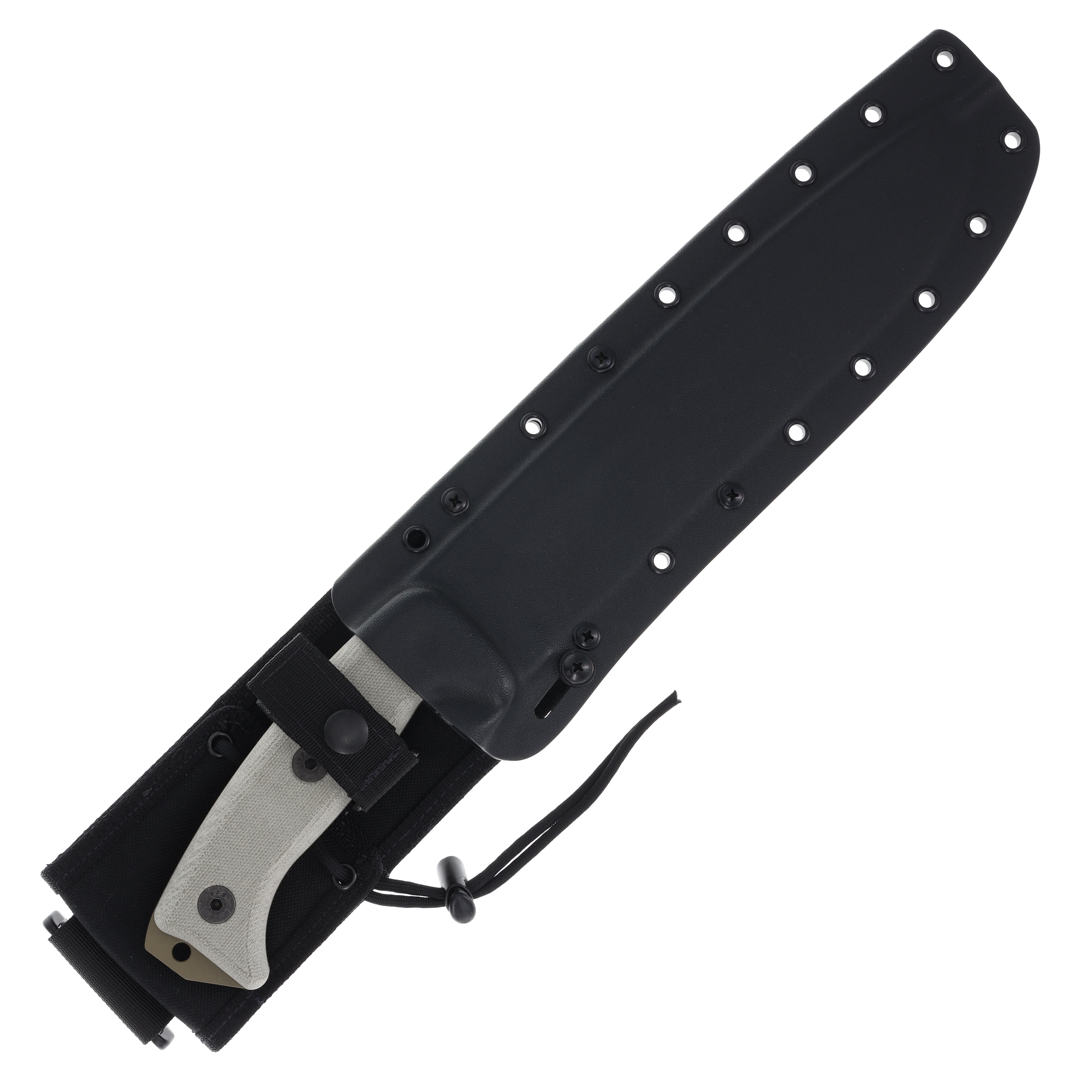 ESEE Junglas Fixed Blade Knife 10.375in Plain Edge Tan Micarta Dark Earth JUNGLASDE View 5