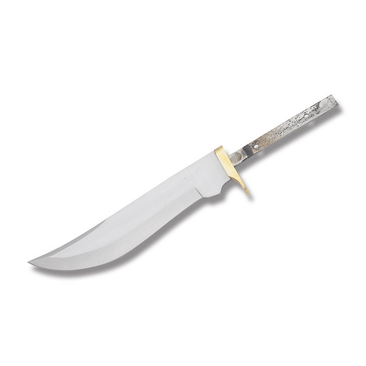9" Carbon Steel Push Tang Dress Bowie Blade Blank BL615 View 1