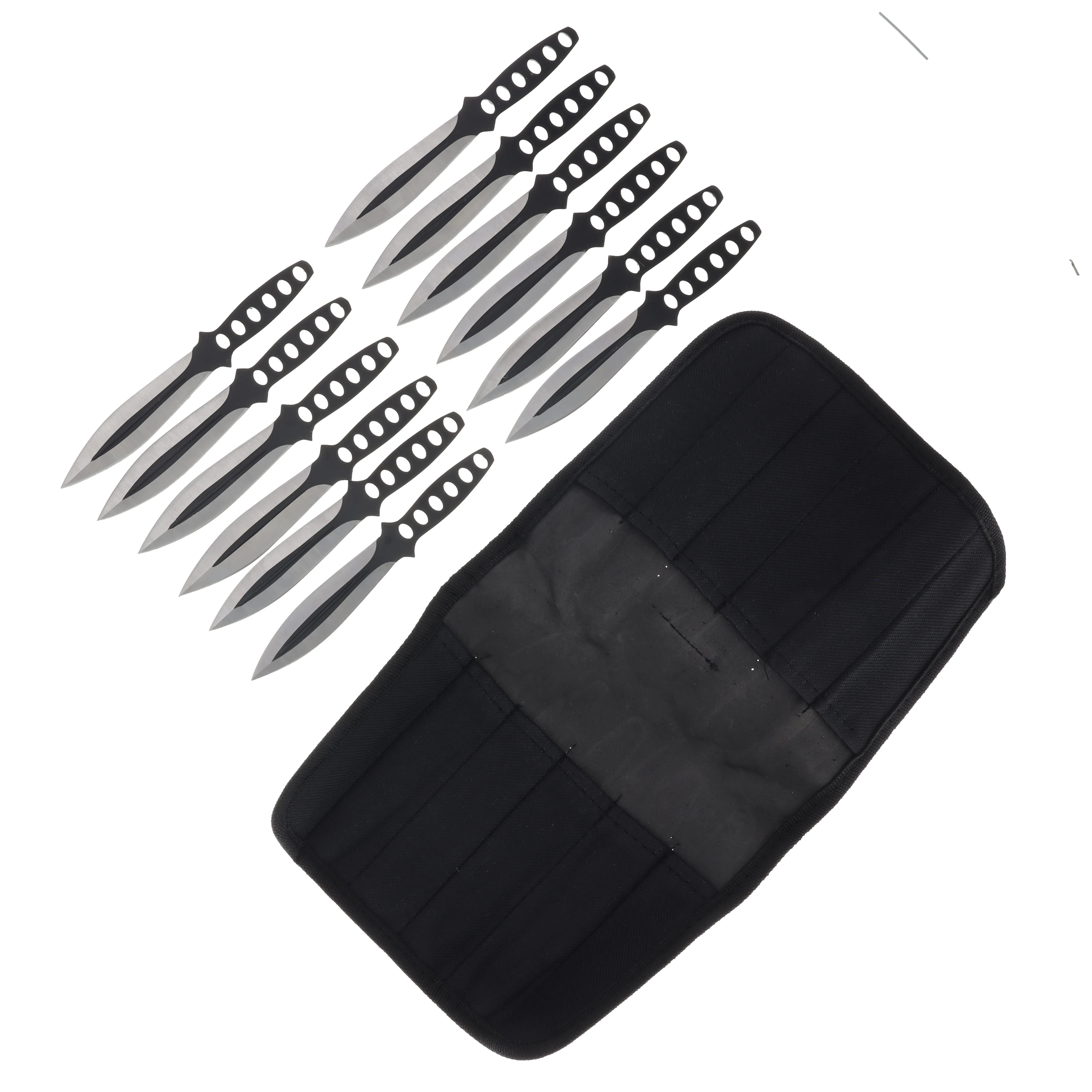 SZCO Supplies 12-Piece Black Streak Throwing Knife Set – 6in Overall 210939 View 2