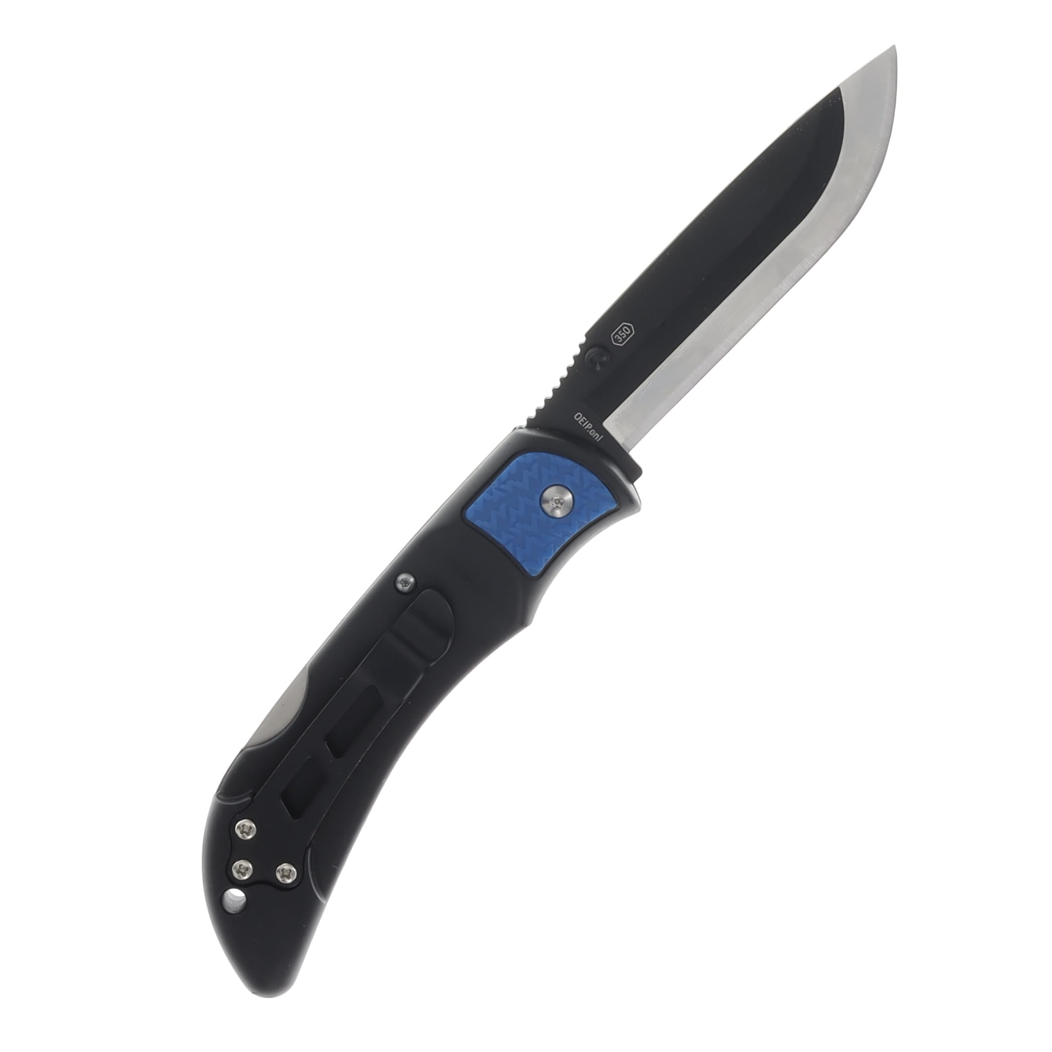 Outdoor Edge Razor EDC Lite Folding Knife Blue Handle 420J2 SS Blades OERLU40C View 2