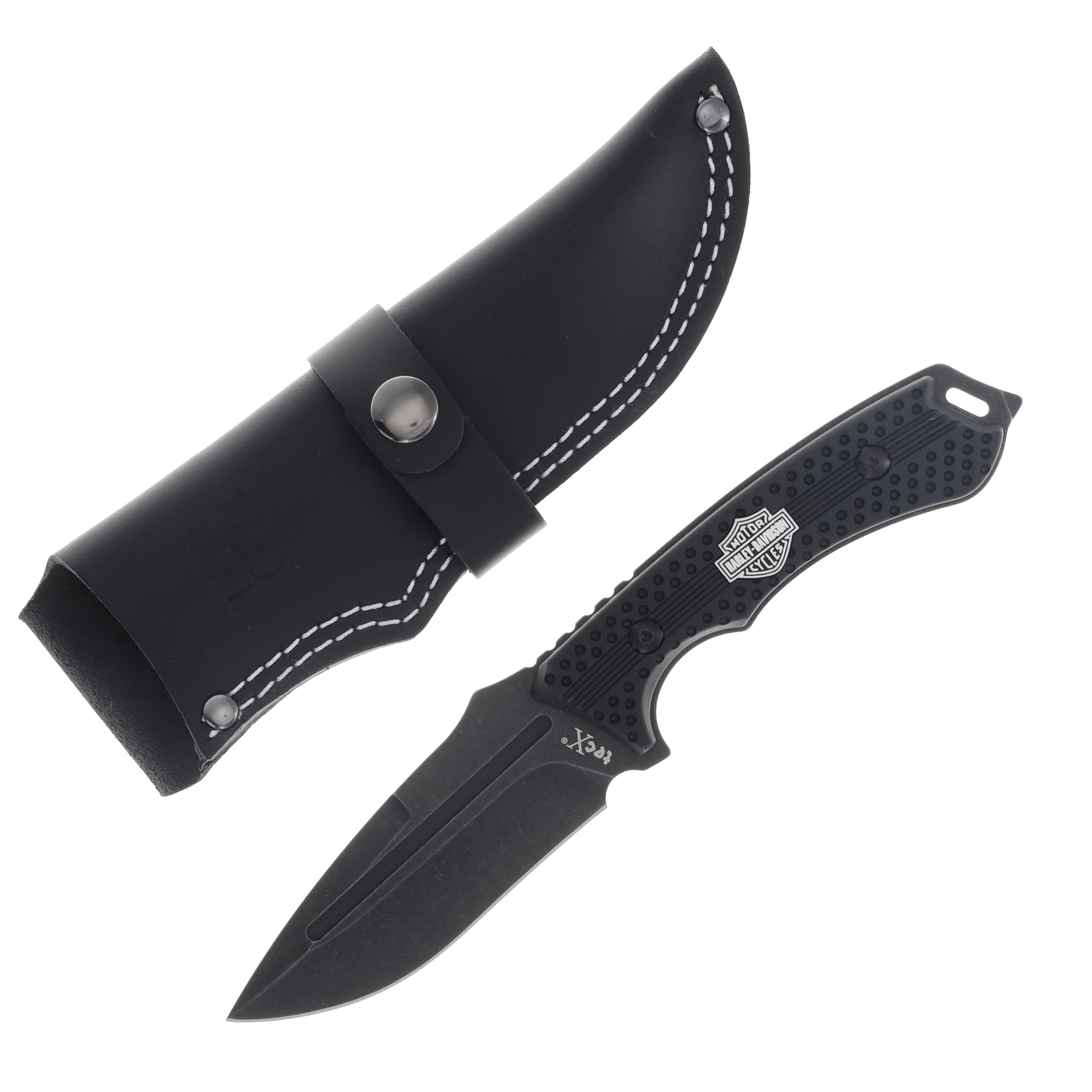 Tec-X Harley-Davidson FB-5 Fixed Blade Knife with Sheath CA52239 View 1