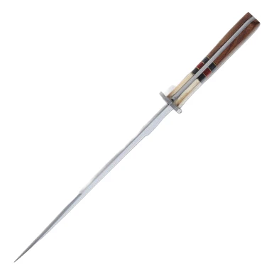Frost Chipaway Tennessee Toothpick Fixed Blade Knife Rosewood and Natural Bone FRCW348NRW View 4