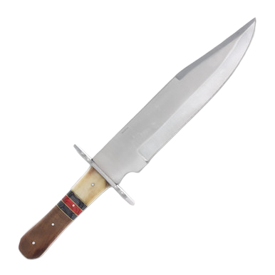 Frost Chipaway Tennessee Toothpick Fixed Blade Knife Rosewood and Natural Bone FRCW348NRW View 2